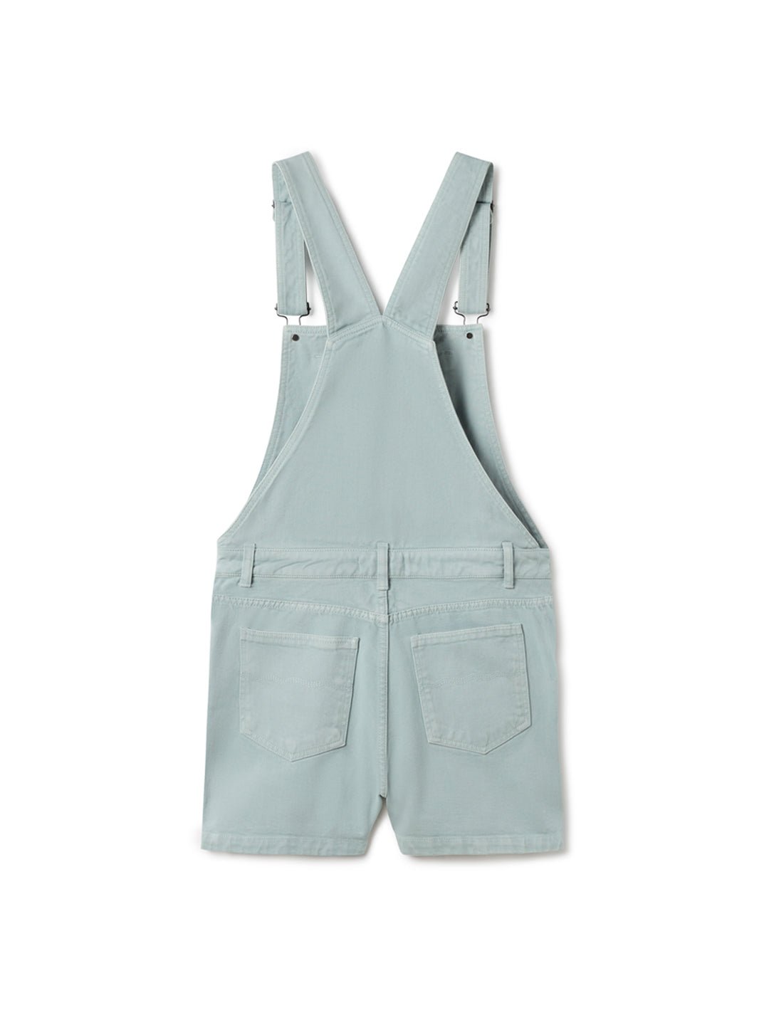TWOTHIRDS womens vegan Dungarees Pakatoa Iced Blue