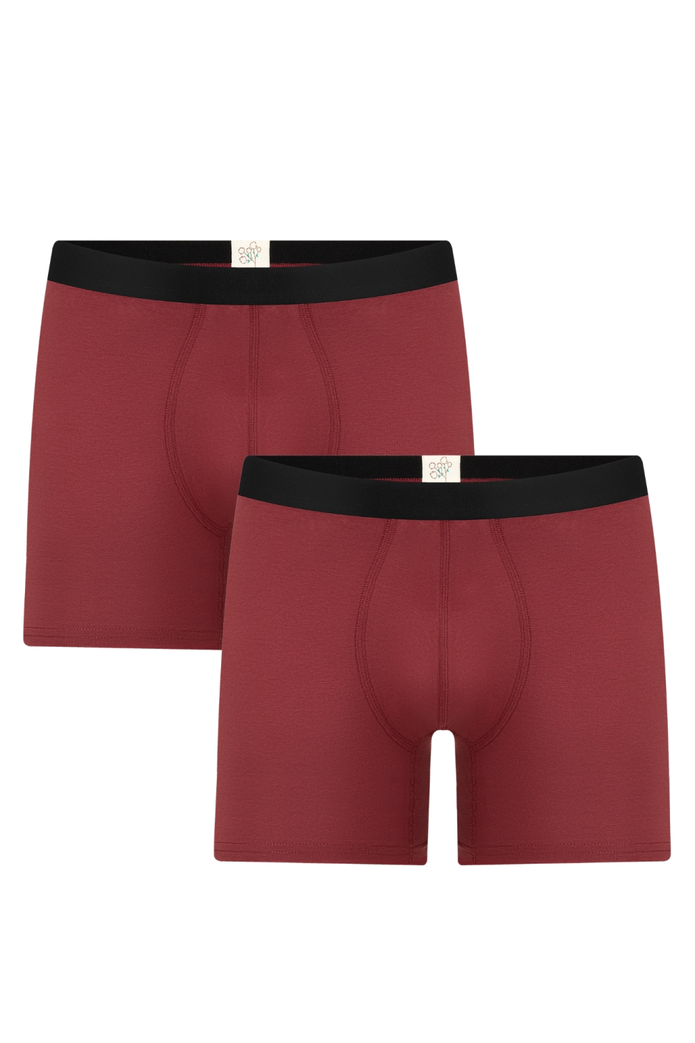 Albero Natur men vegan Multipack 2x Long Trunks Bordeaux