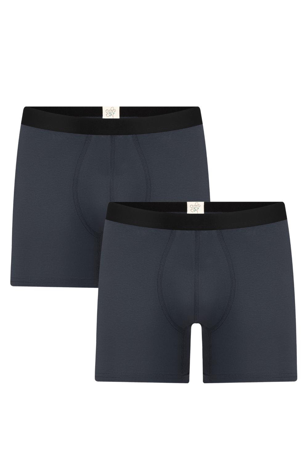 Albero Natur men vegan Multipack 2x Long Trunks Anthracite