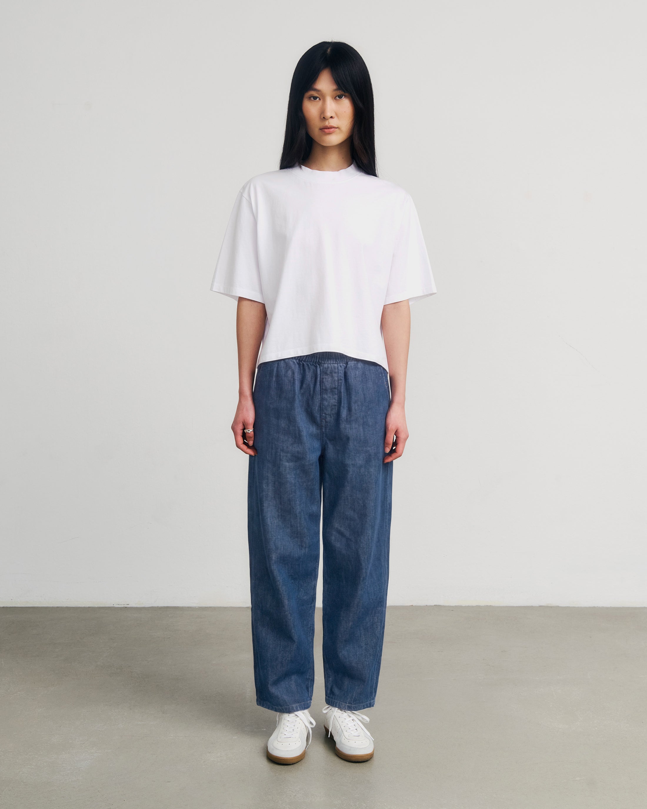 Rotholz womens vegan Jeans Wide Leg Denim Blue