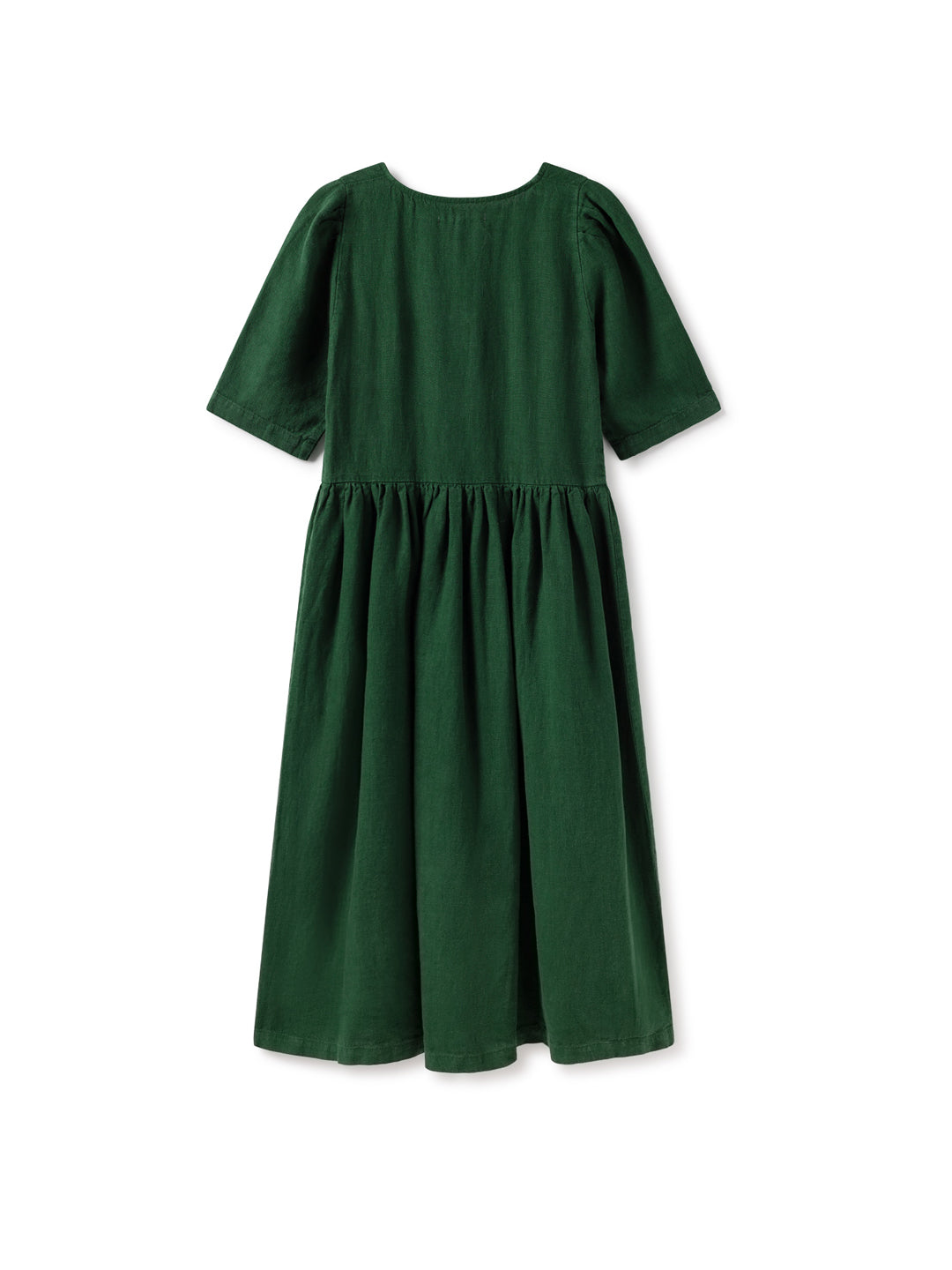 TWOTHIRDS womens vegan Dress Owey Forest Green