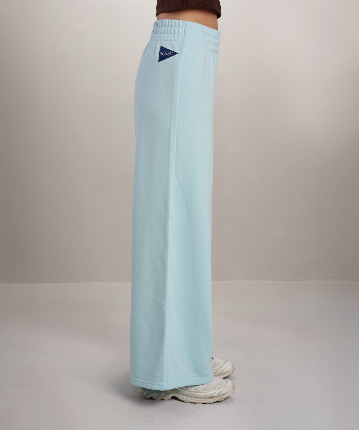 SEAAV womens vegan Pants Dune Wide Leg Spun Sugar
