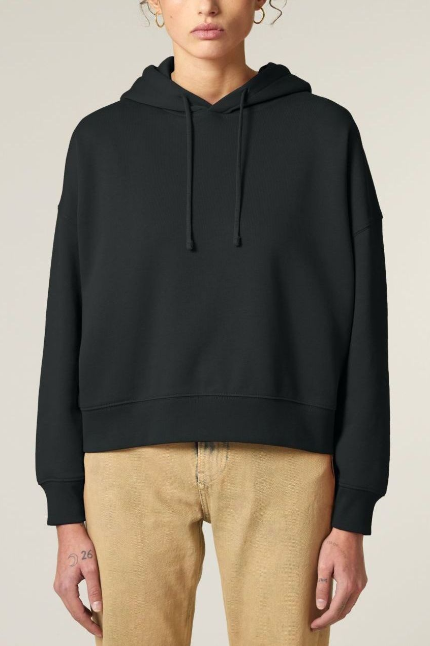 UNIPOLAR Damen vegan Hoodie Norai Schwarz