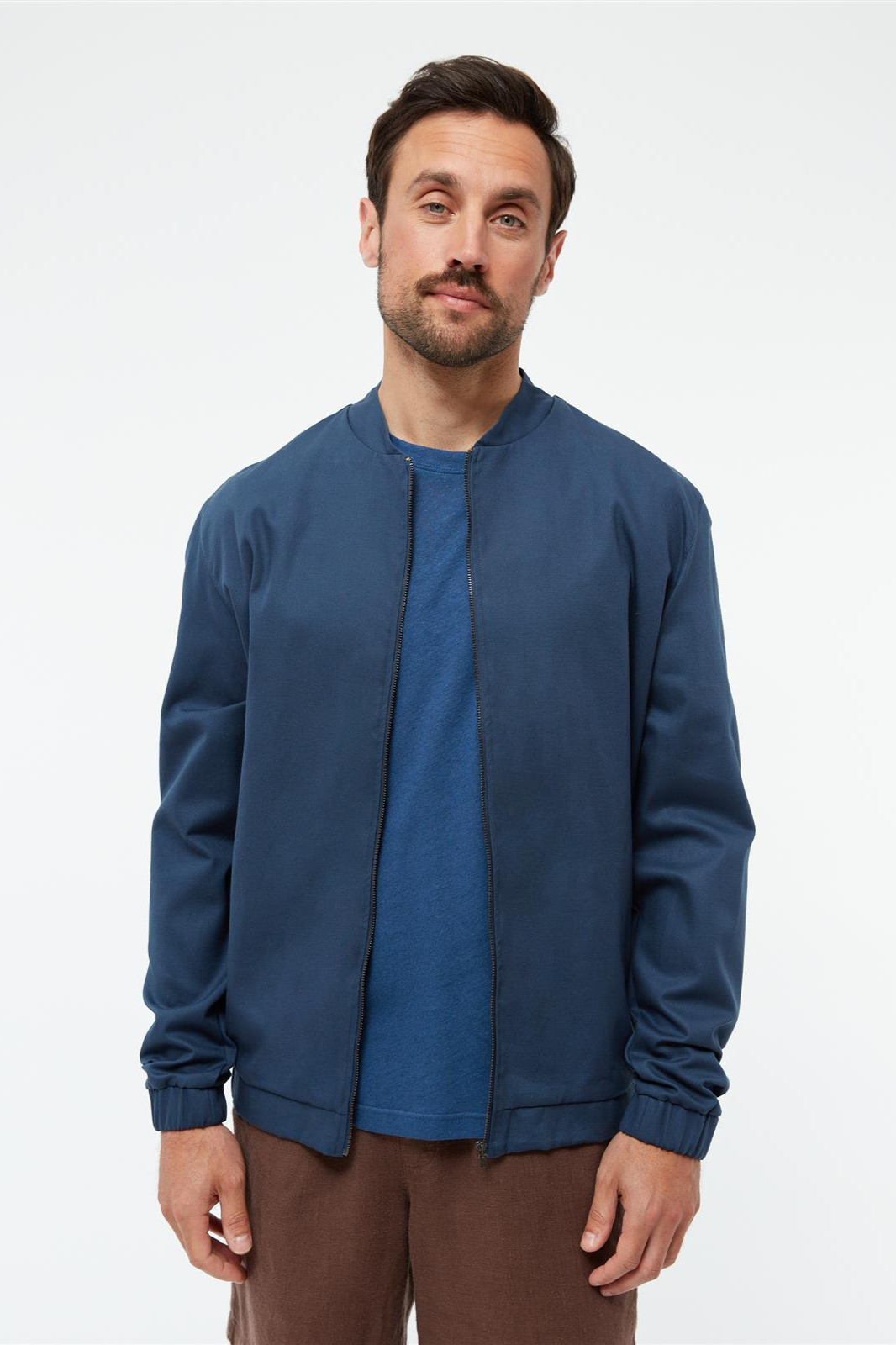 Image of Givn mannen vegan Jas Casper Oceaanblauw