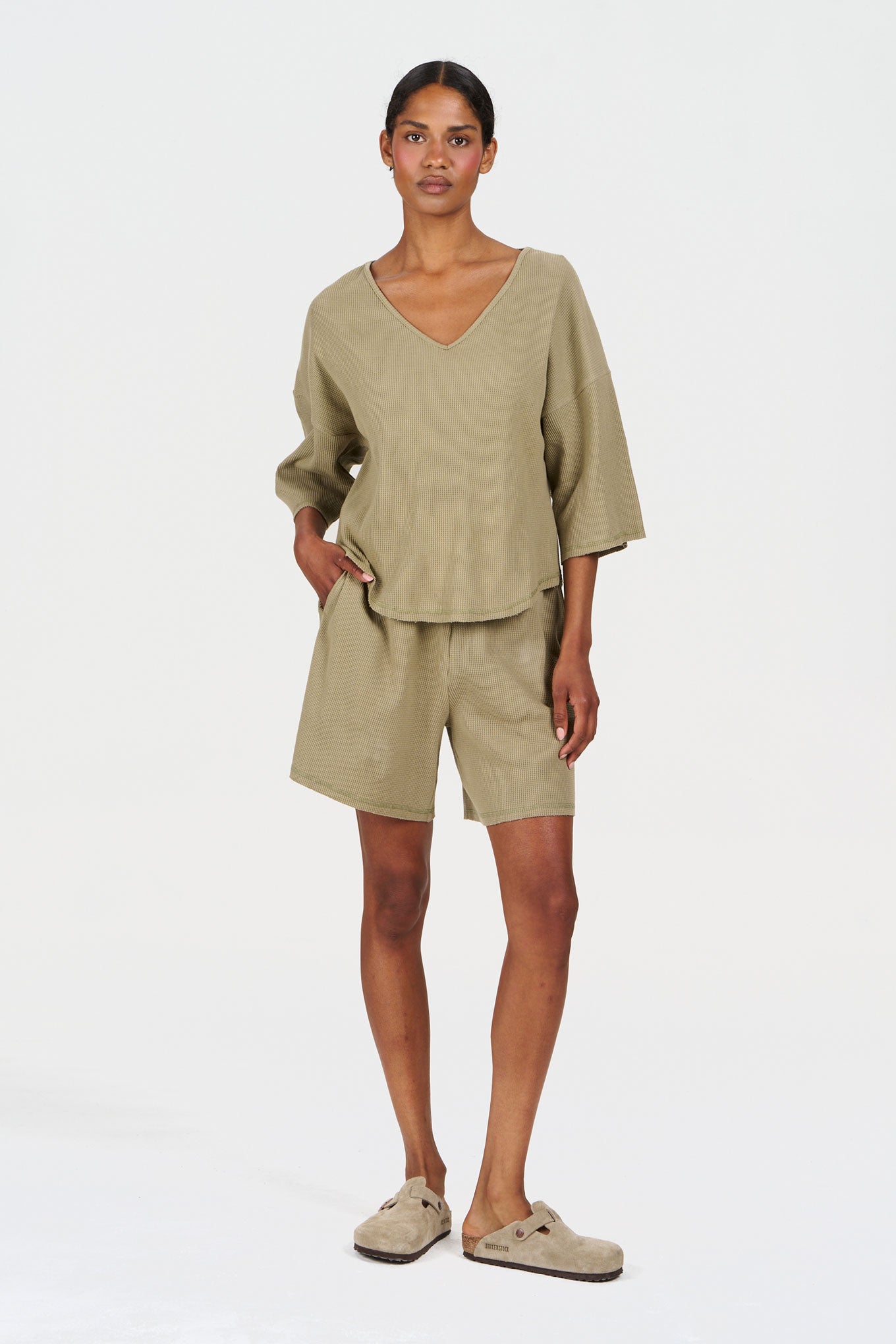 KOMODO womens vegan Shorts Marlie Sage Green