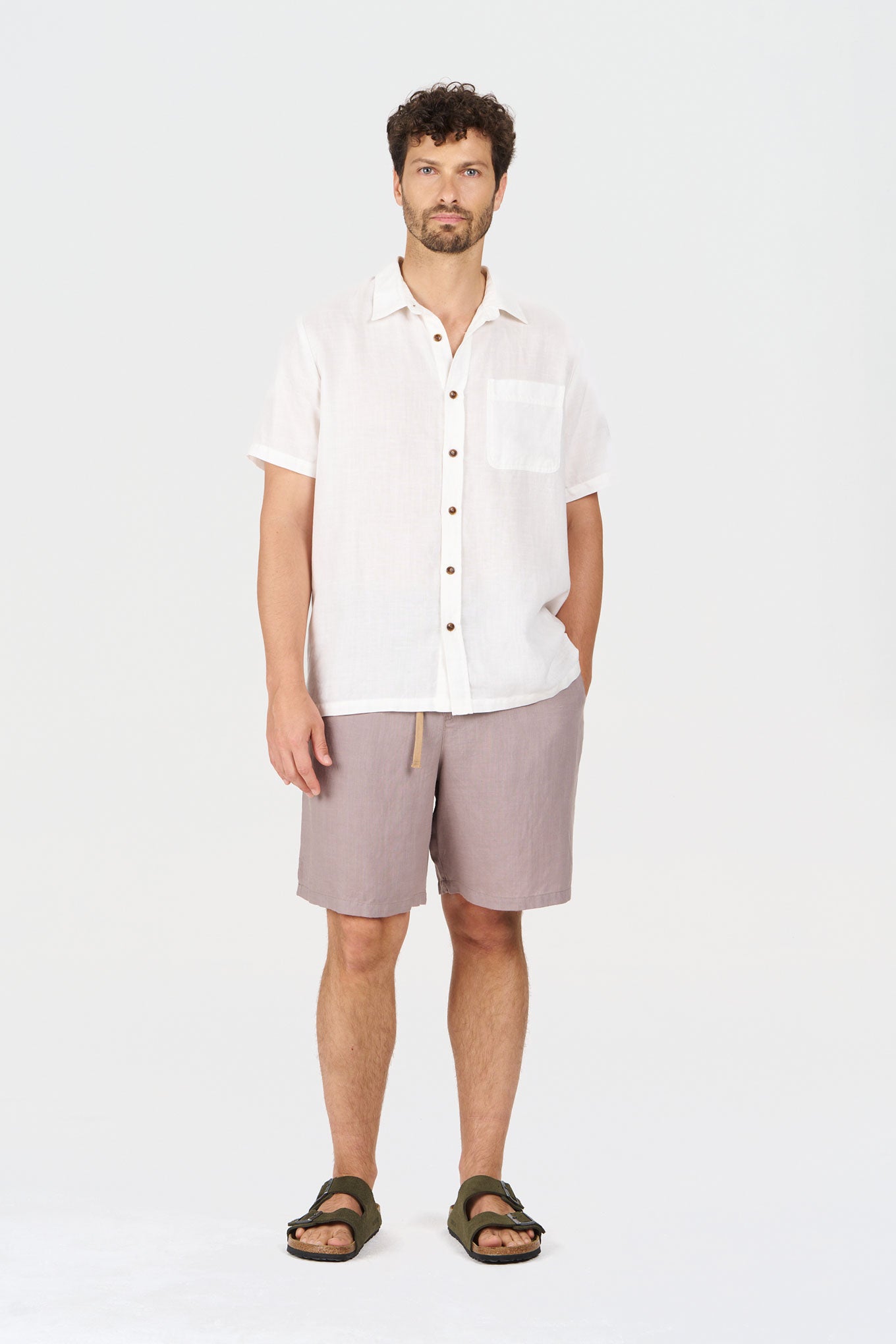 KOMODO men vegan Shorts Jerry Camel Brown