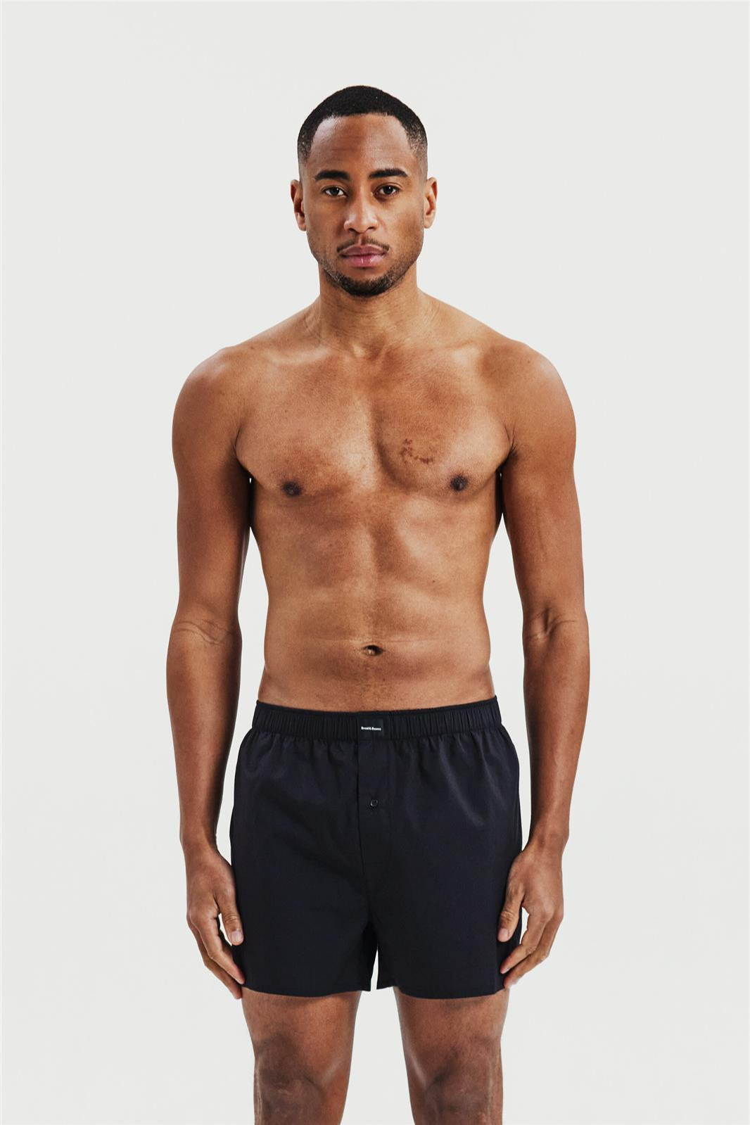 Bread & Boxers men vegan Multipack 2x Boxer Shorts Black