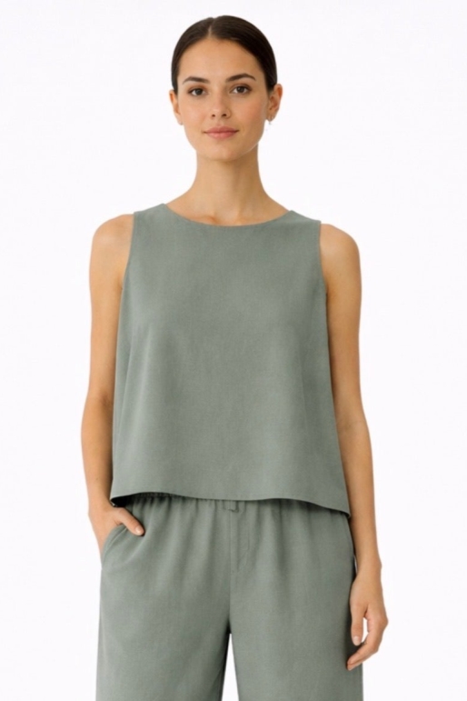Movesgood Damen vegan Tank Top Nory Soft Khaki