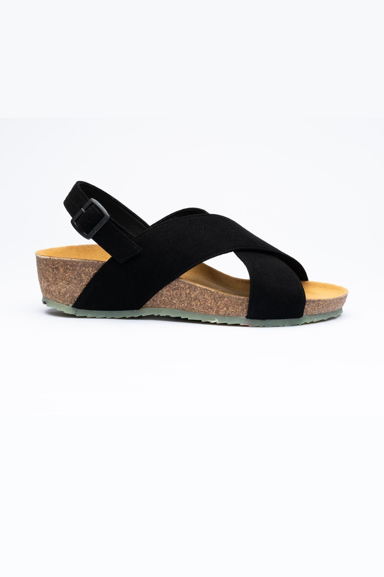 Zouri Damen vegan Sandalen See Schwarz