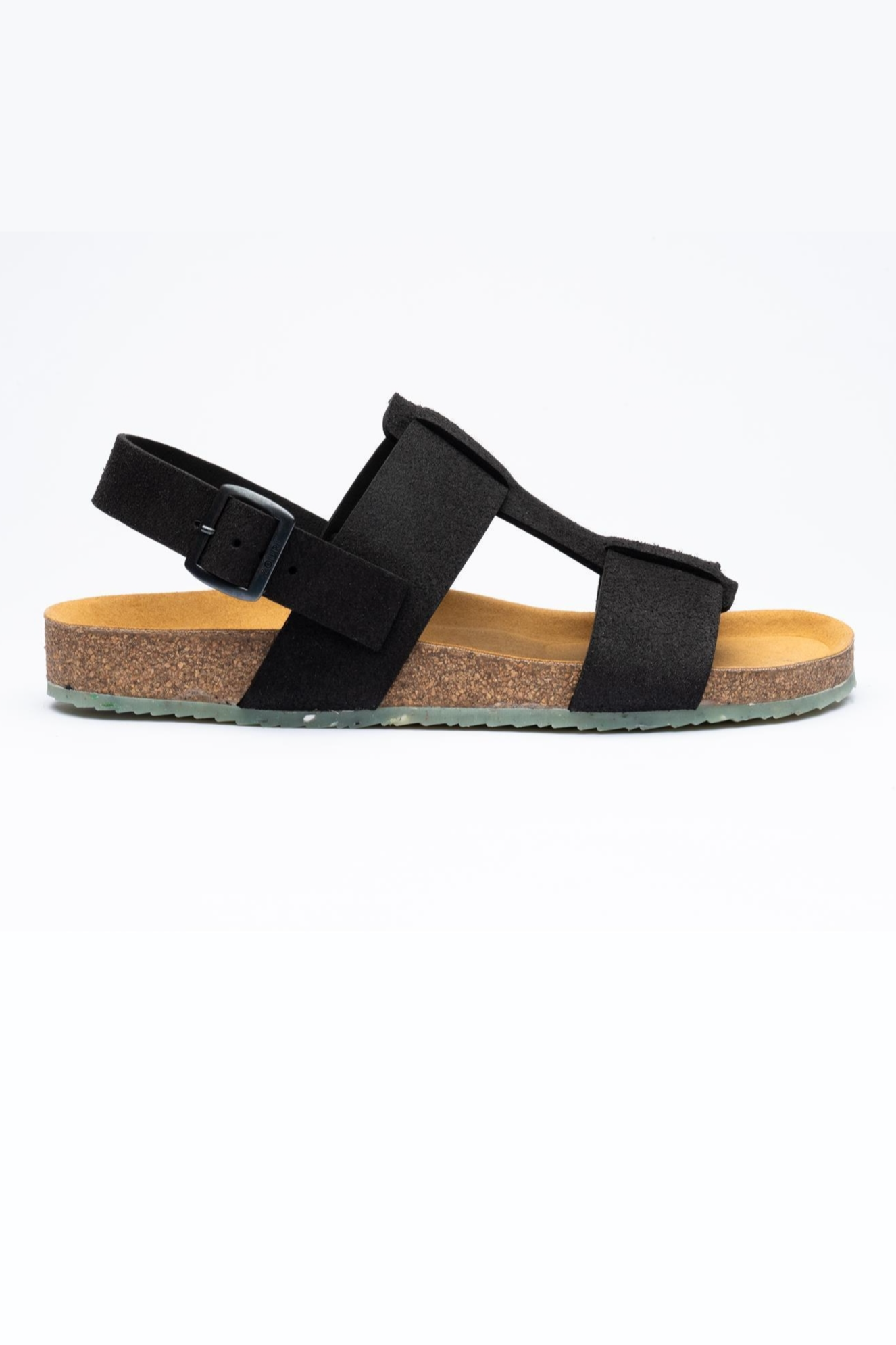 Zouri Herren vegan Sandalen Baum Schwarz