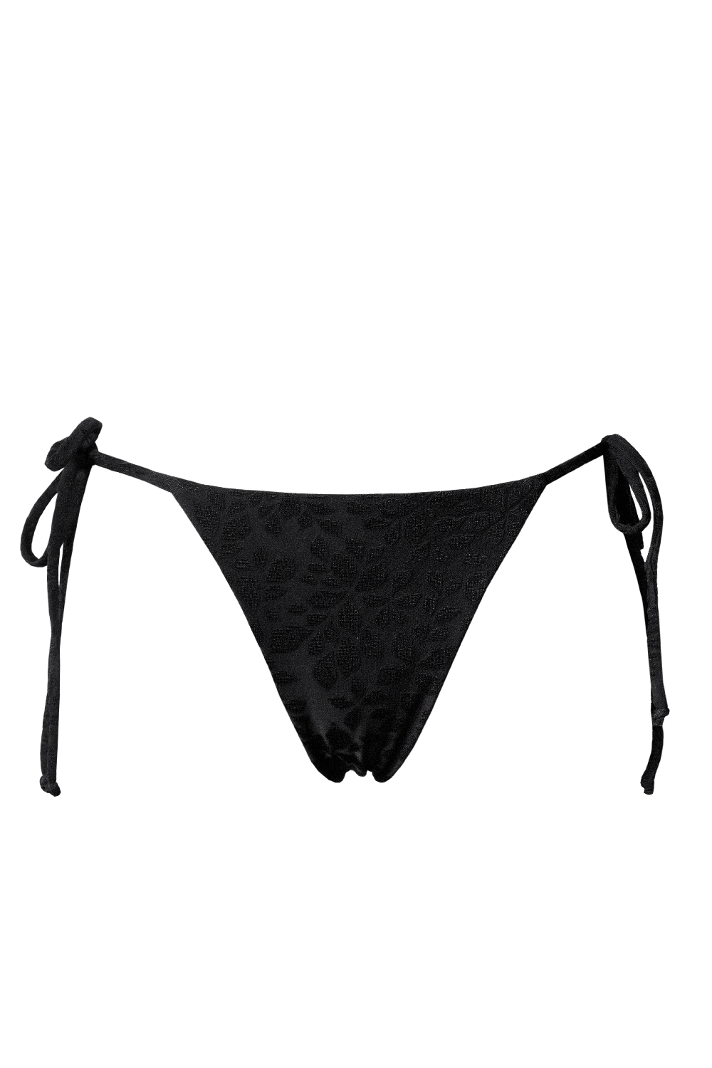 Anekdot womens vegan Bikini Bottom Olbia Black Floral Jacquard