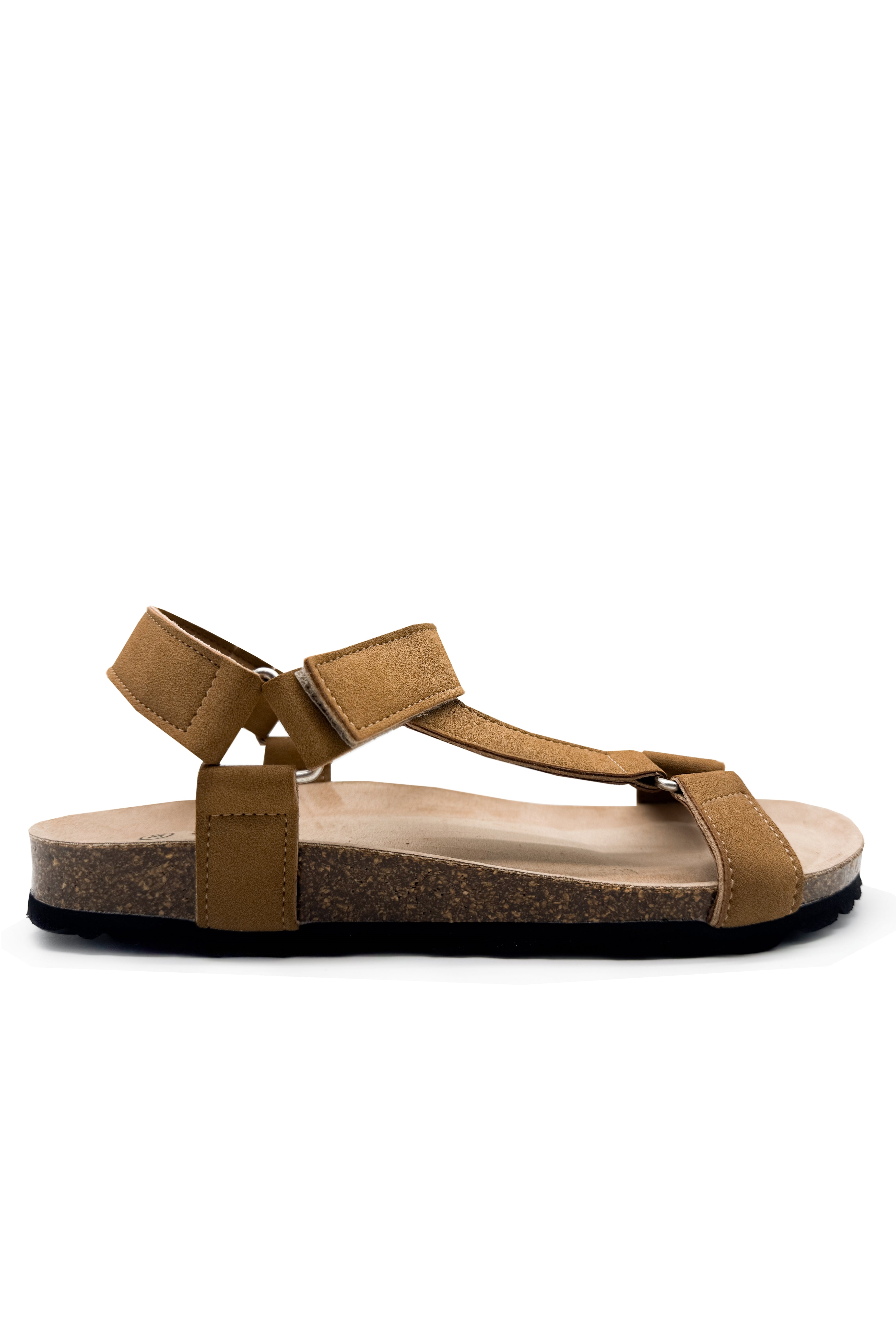 Thies Herren vegan Sandalen Eco Bio Trek Cognac Braun