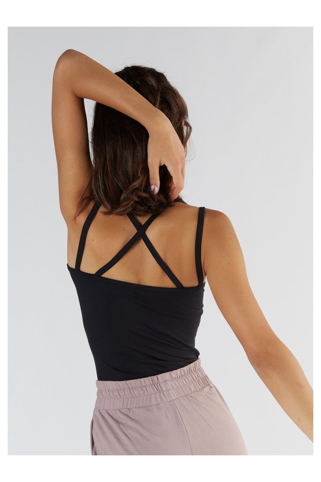 True North womens vegan Top Spaghetti Strap Black