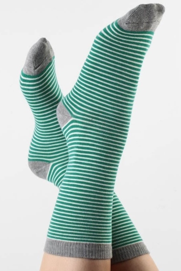 Albero Natur womens vegan Multipack 6x Socks Unisex Green/ Natural