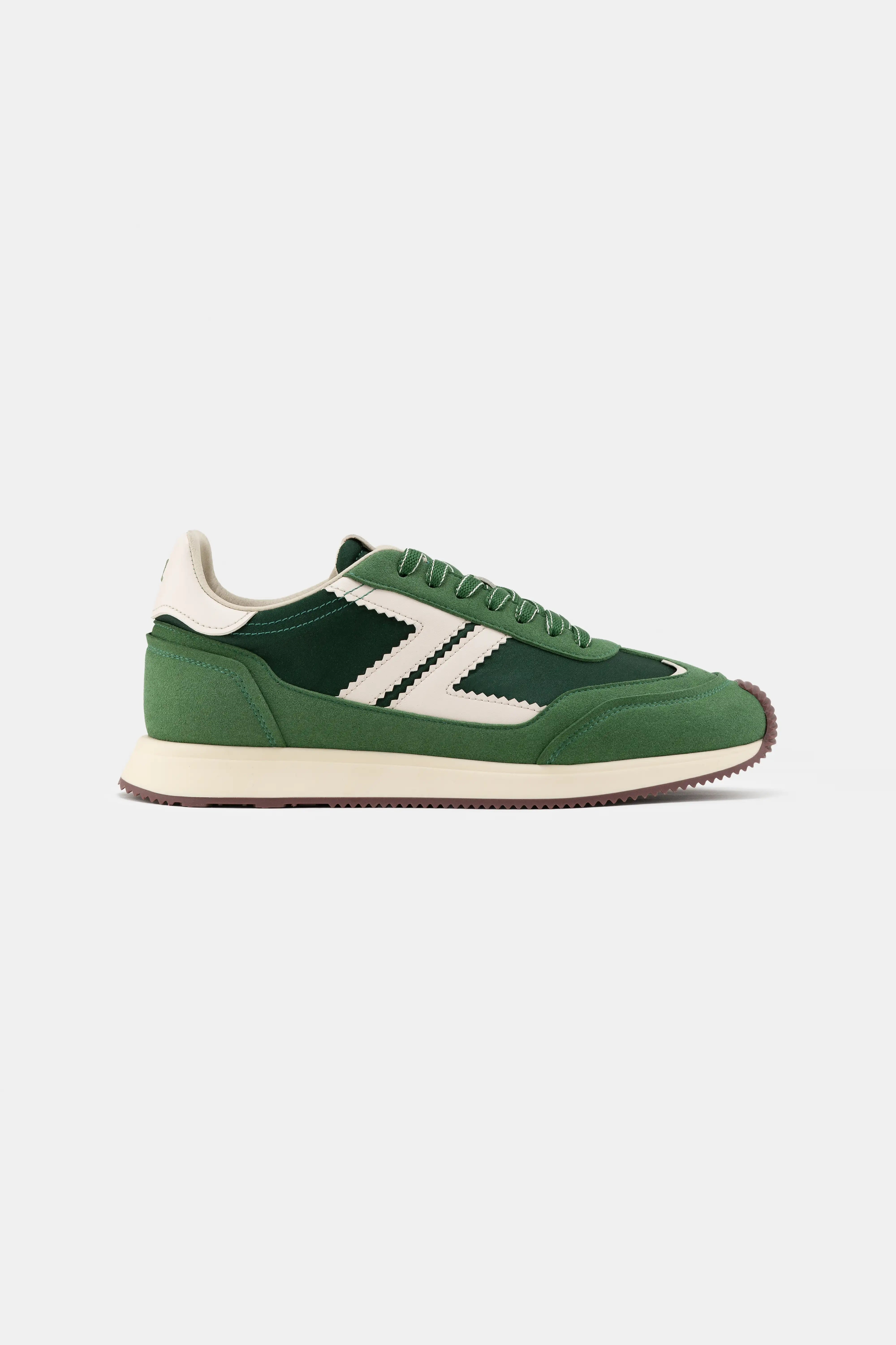 Z&Atilde;&uml;ta Herren vegan Sneaker Omega Gr&Atilde;&frac14;n
