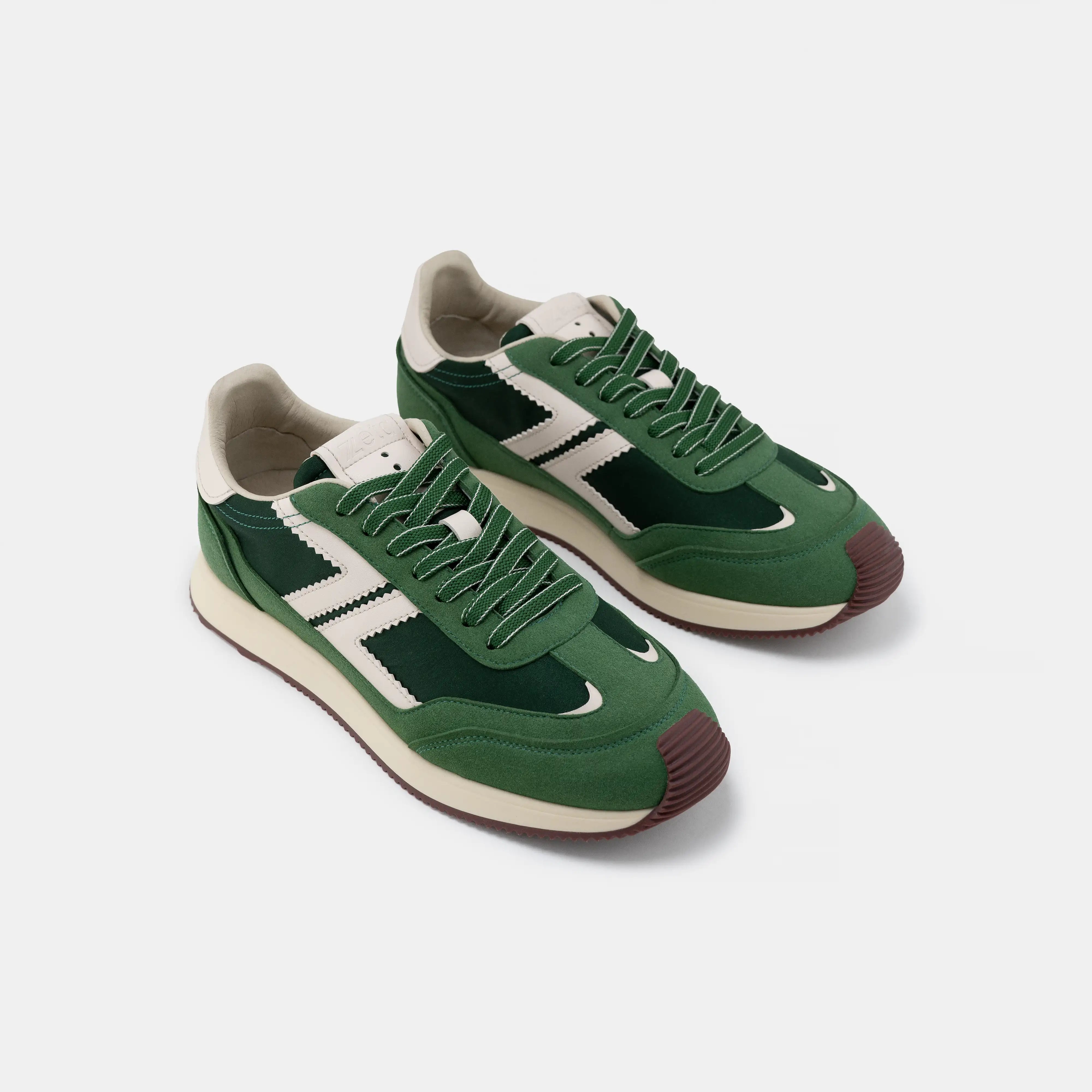 Zèta men vegan Sneakers Omega Green
