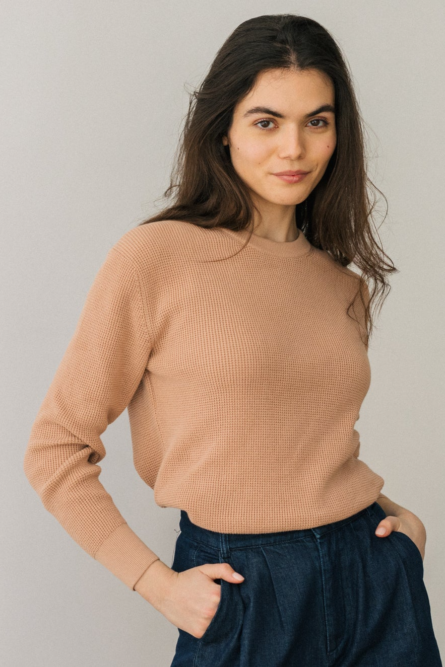 TWOTHIRDS Damen vegan Pullover Raoul Blassrosa