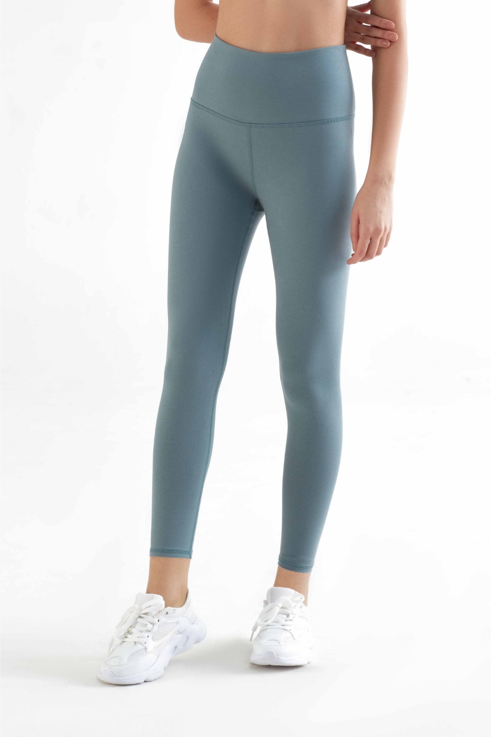 True North womens vegan Leggings 7/8 Light Grey