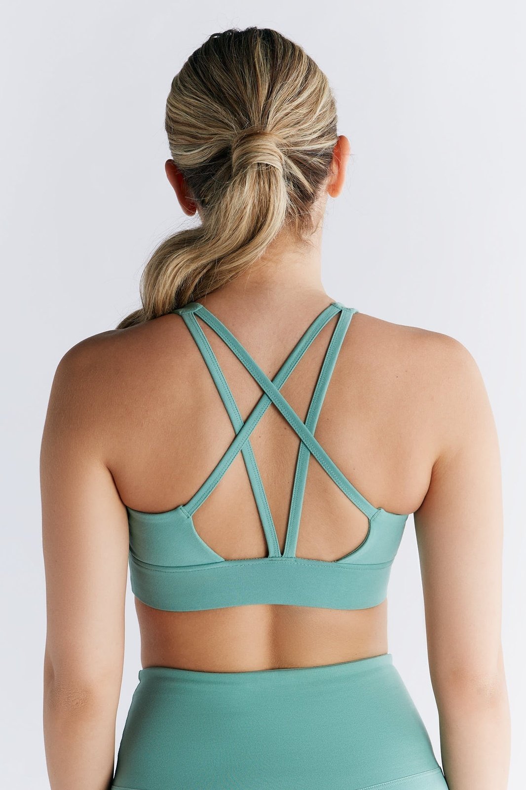 True North womens vegan Yoga Top Malachite Green