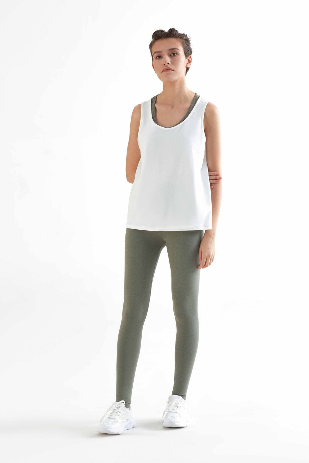 True North womens vegan Leggings Light Green
