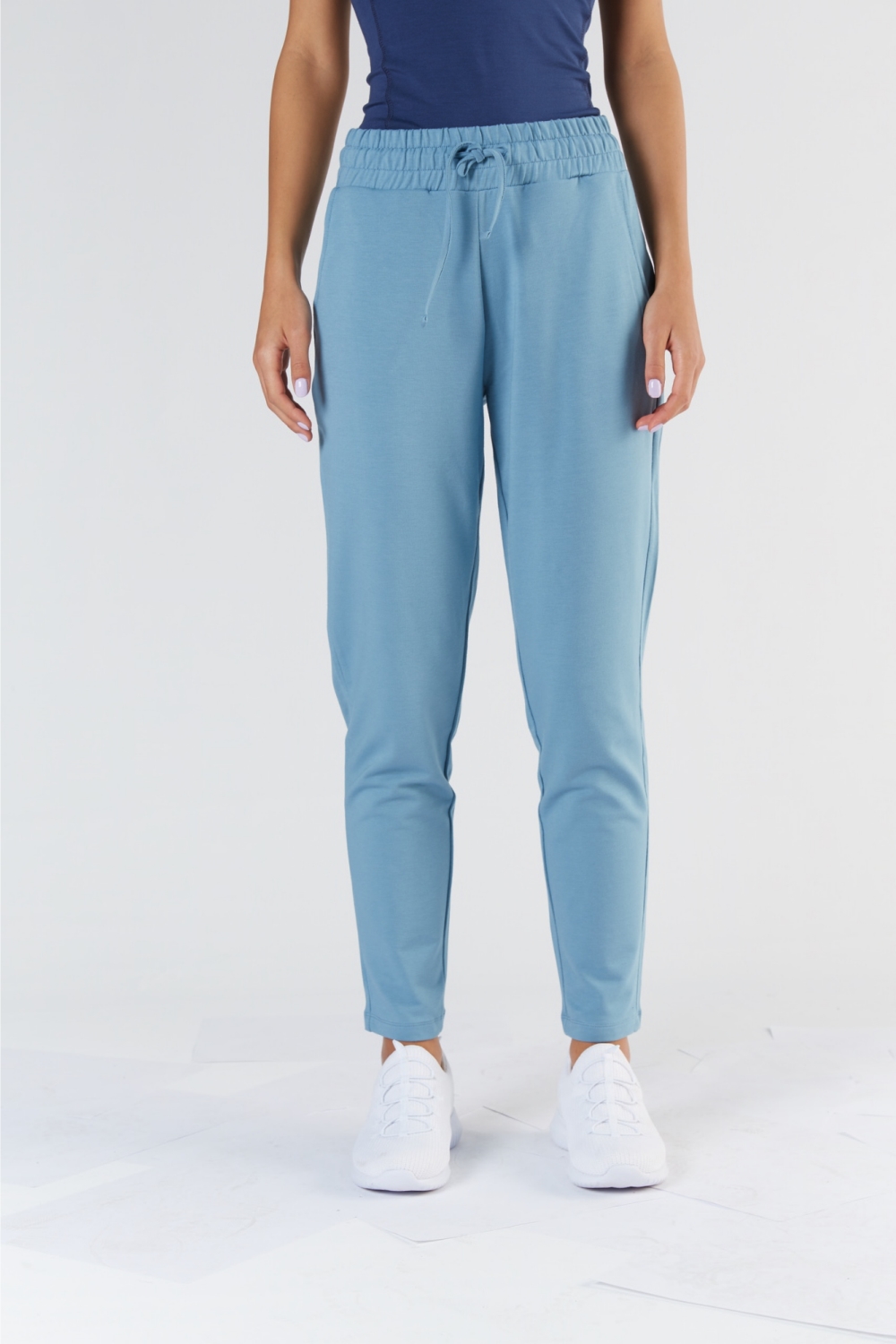 True North womens vegan Joggers Pants Atlantic Blue
