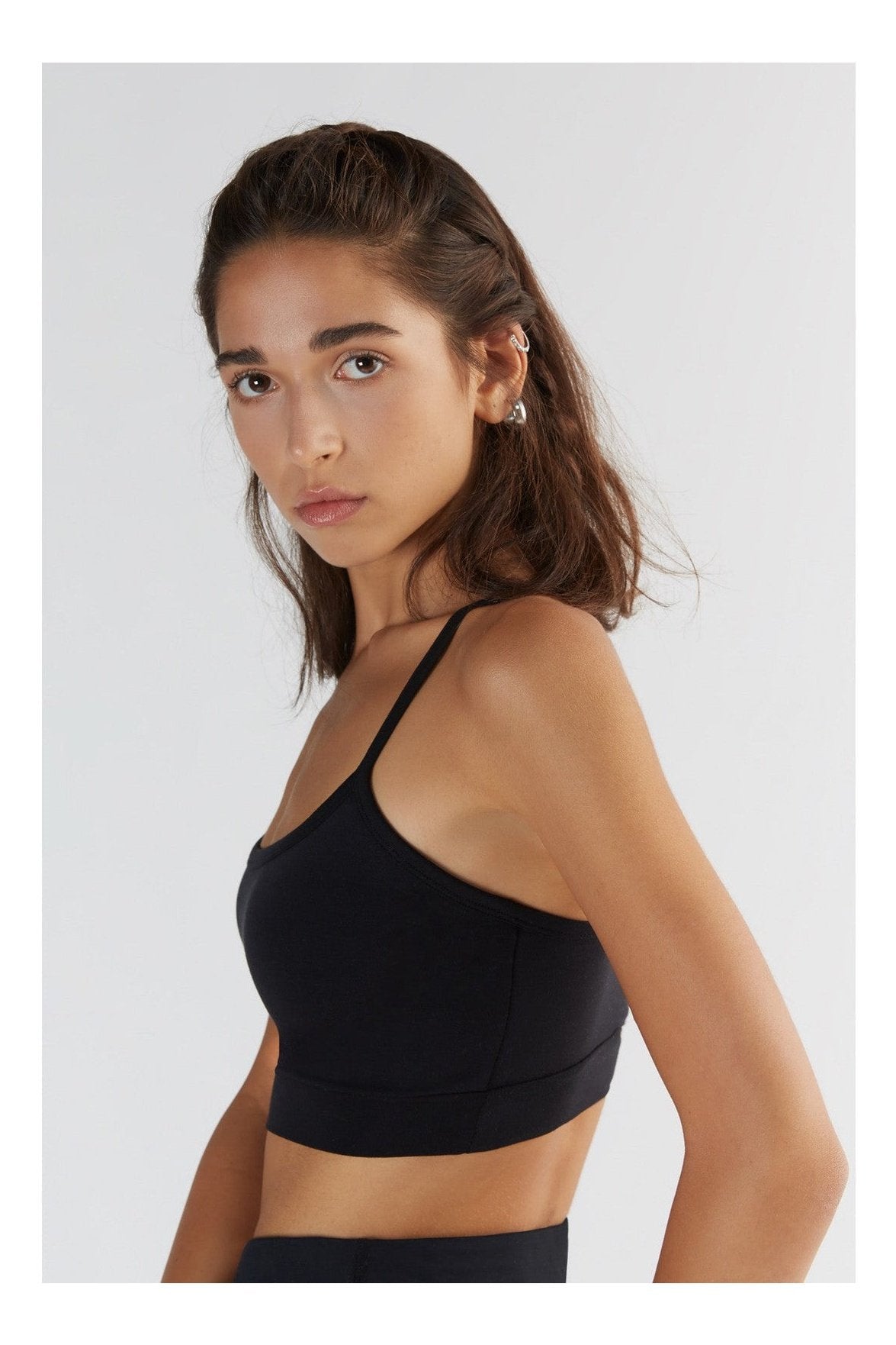 True North womens vegan Bra Top Black