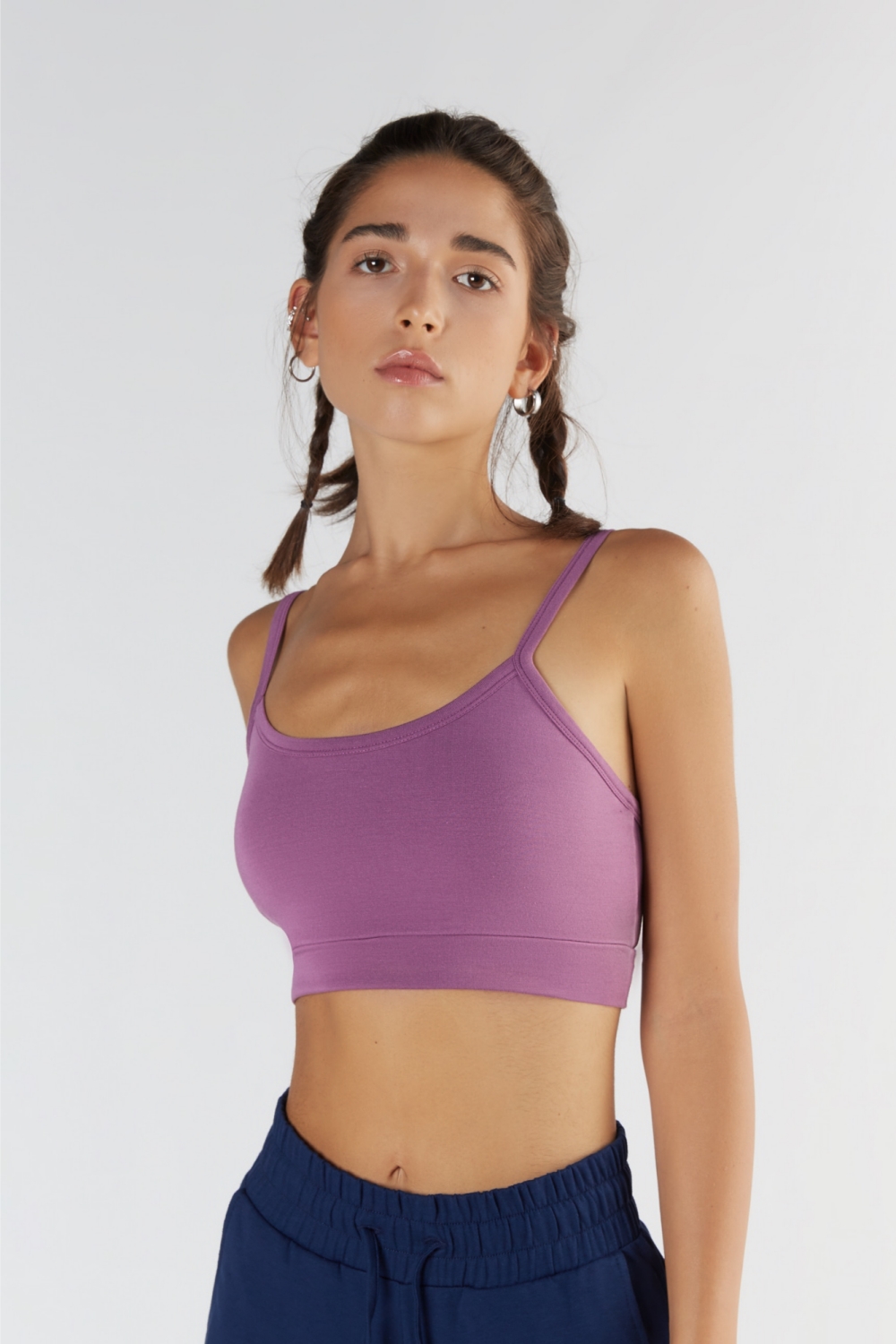 True North womens vegan Bra Top Violet Nitro