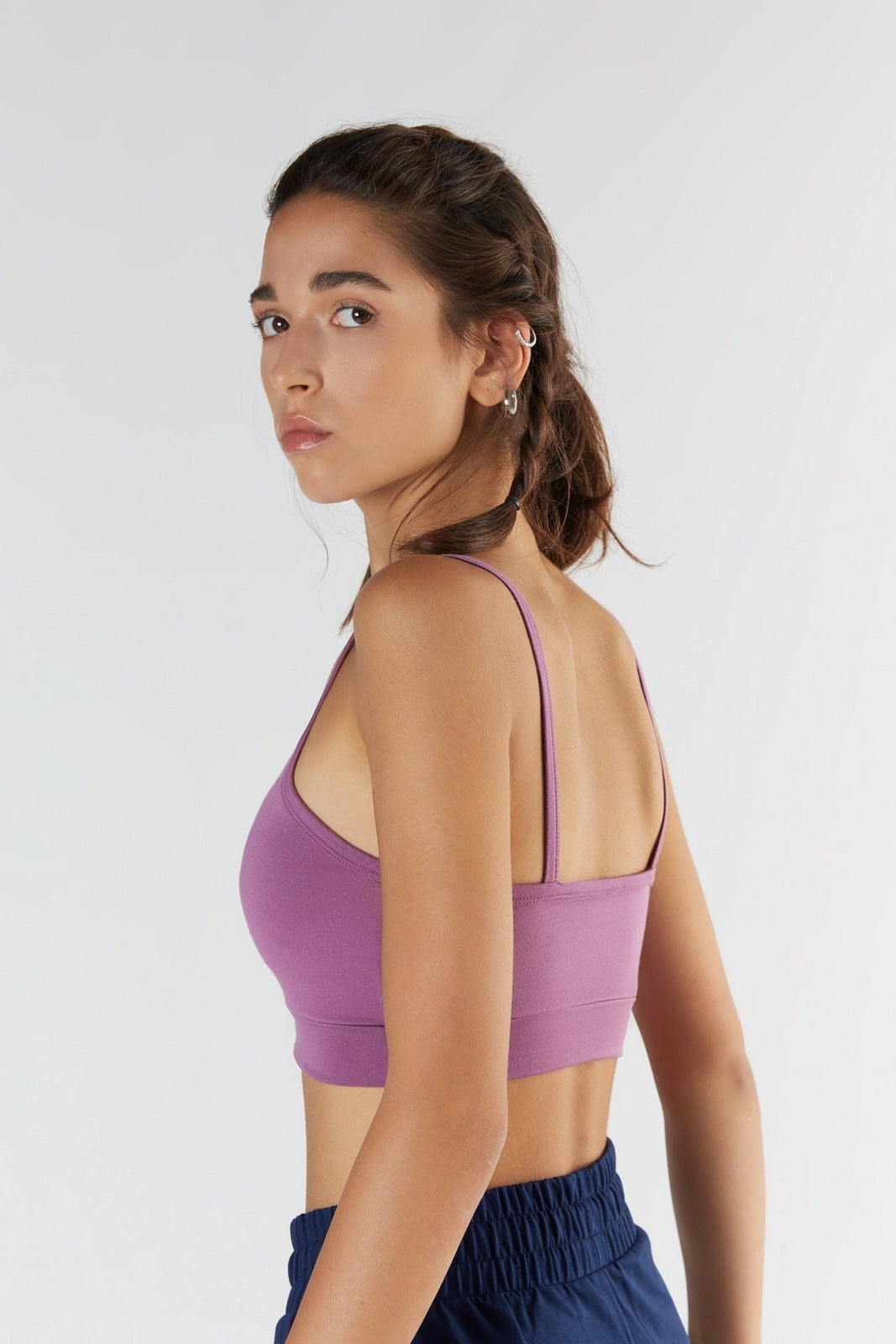 True North womens vegan Bra Top Violet Nitro