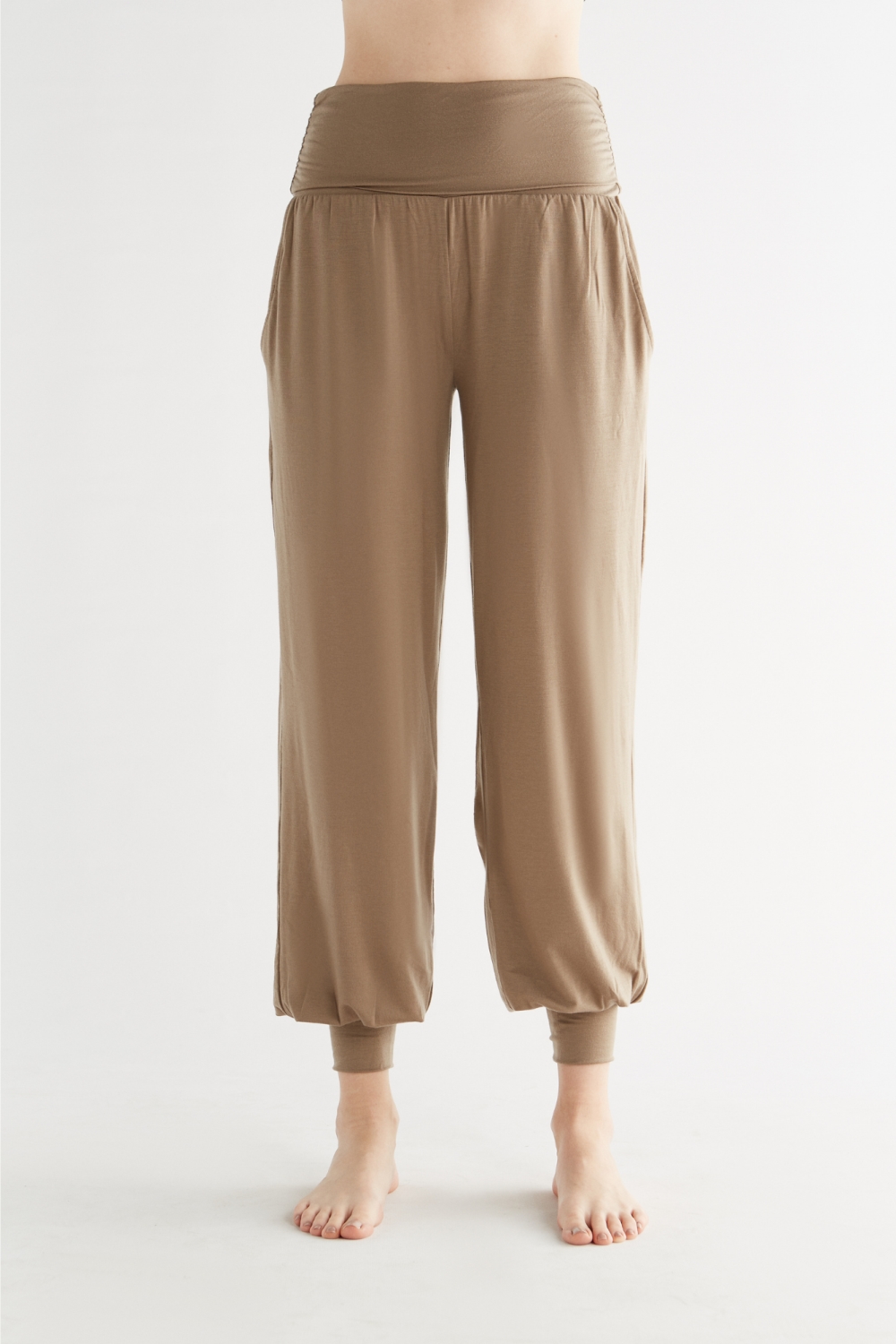 True North Damen vegan Yogahose Taupe