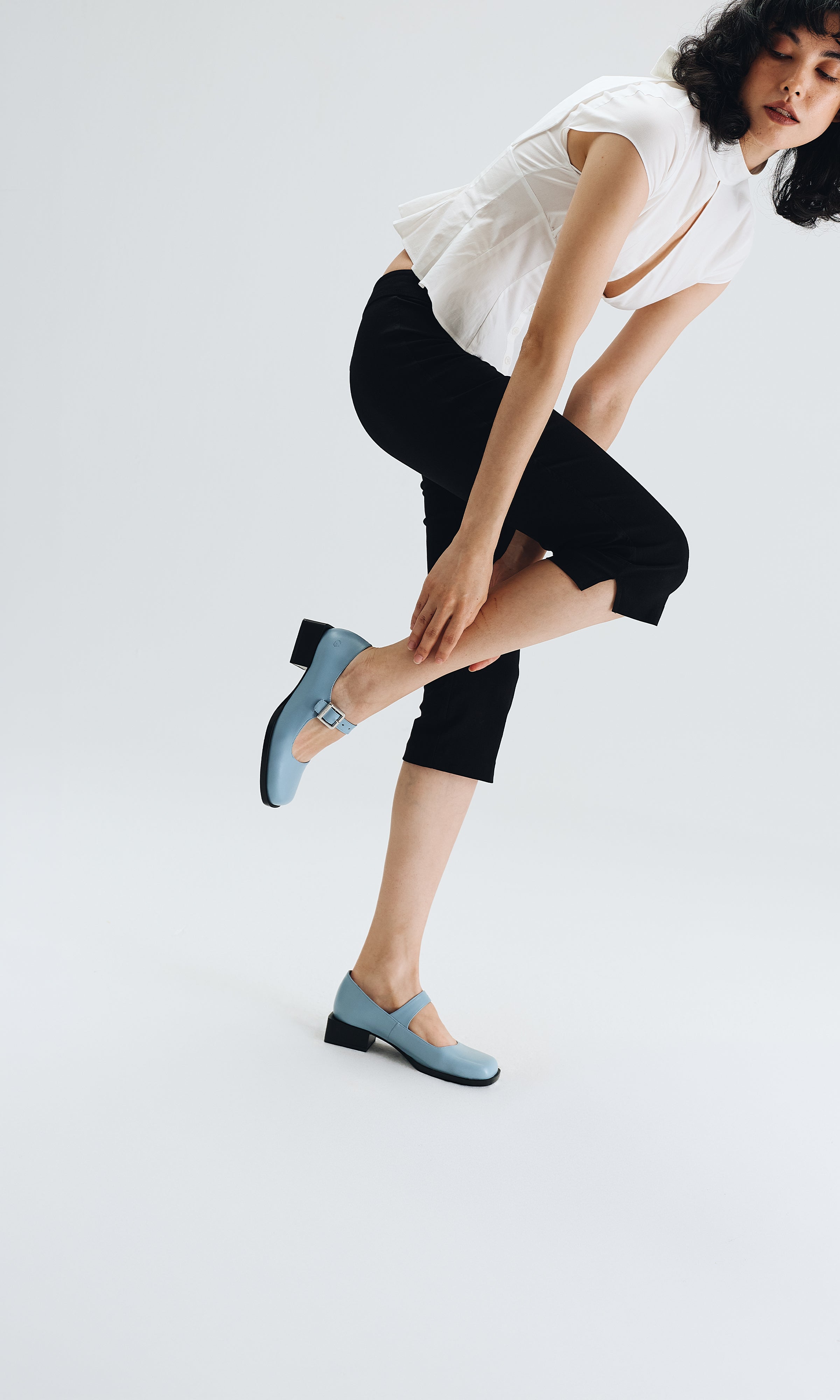 Prev womens vegan Loafers Jane Naia Blue