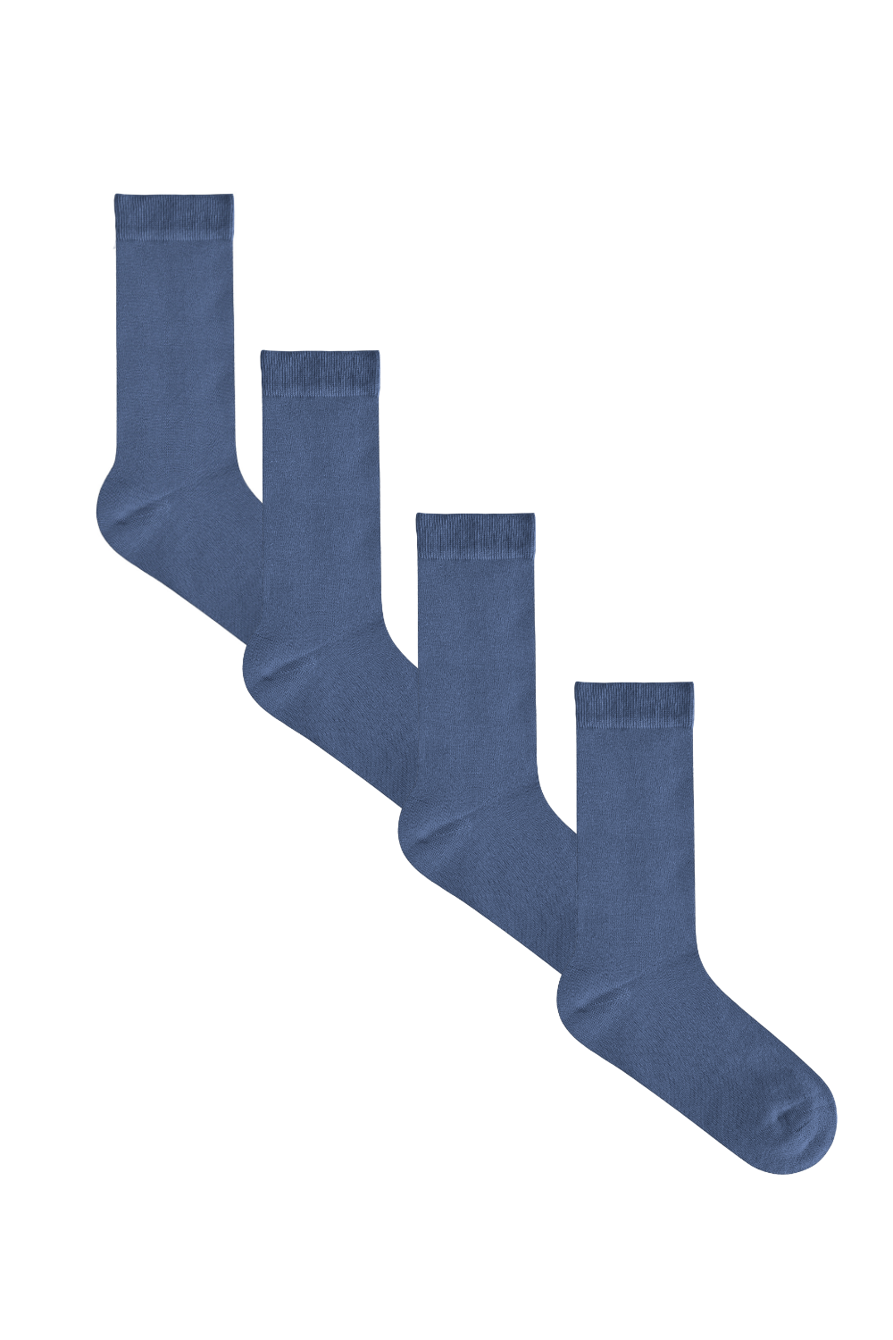 Albero Natur womens vegan Multipack 4x Socks Jeans Melange