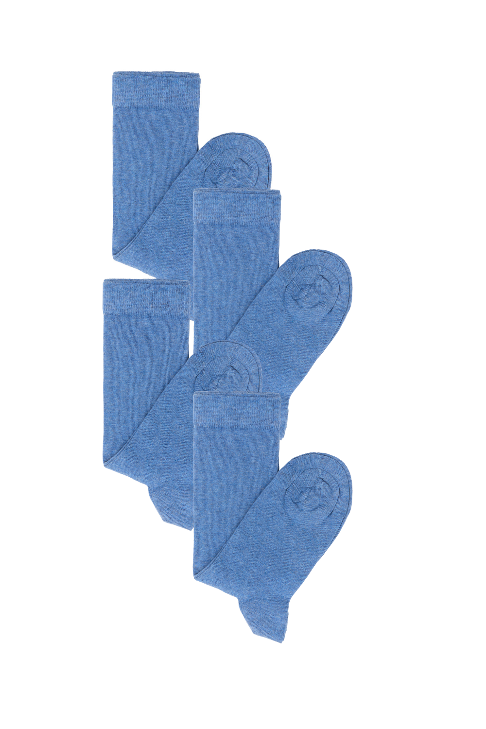 Albero Natur womens vegan Multipack 4x Terry Socks Jeans Melange