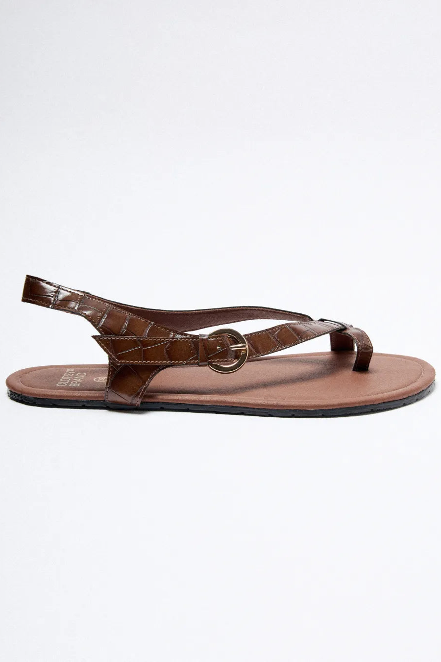 Clotsy Damen vegan Sandalen Matilda Schokolade