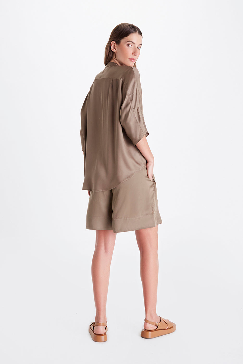Neu Nomads womens vegan Blouse Kerala Khaki