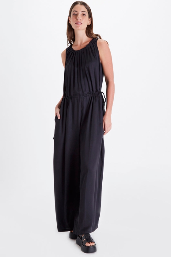 Neu Nomads Damen vegan Jumpsuit Sia Schwarz