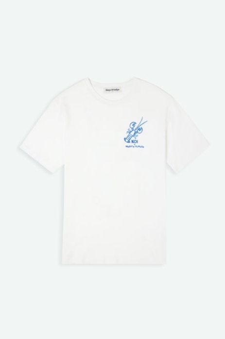 Kings Of Indigo Damen vegan T-Shirt Mansa Optical White Martin
