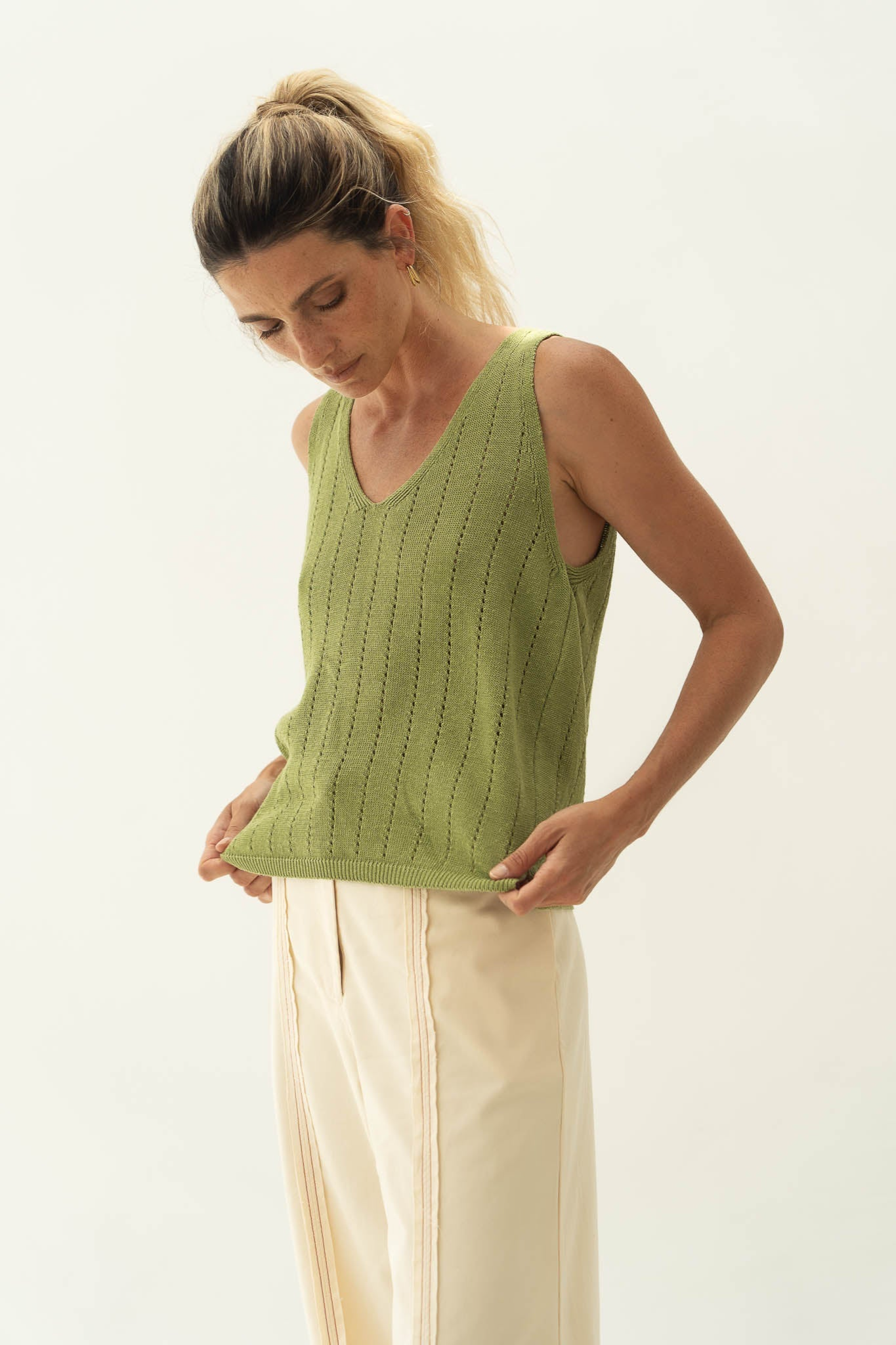 N&Atilde;&curren;z Damen vegan Top Jaya Green