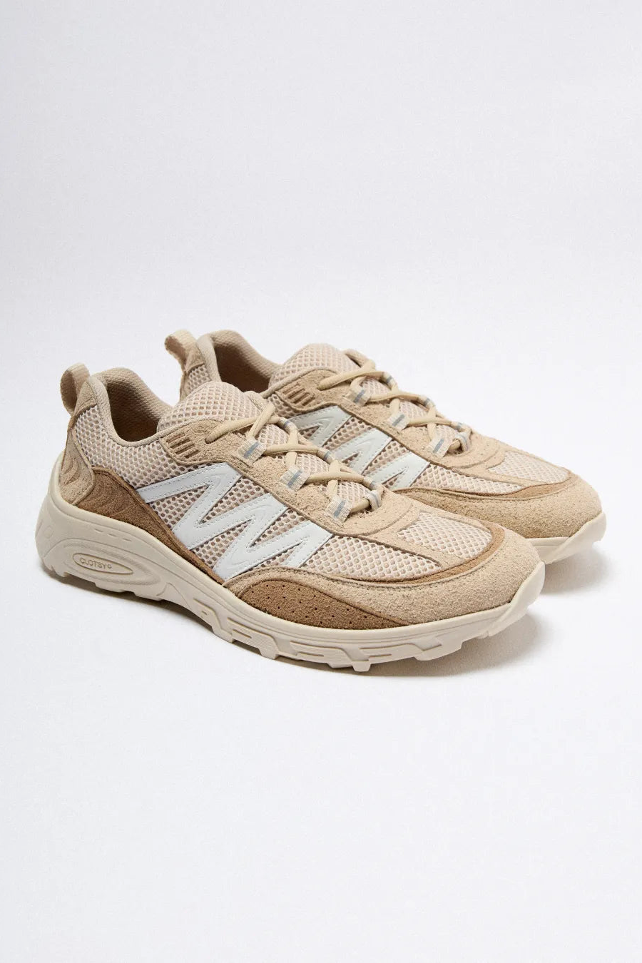 Clotsy Damen vegan Sneaker Gia Beige