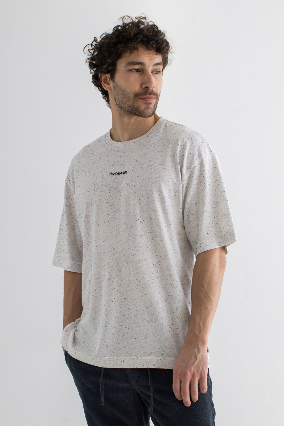 TWOTHIRDS Herren vegan T-Shirt Tivua Wei&Atilde;Ÿ