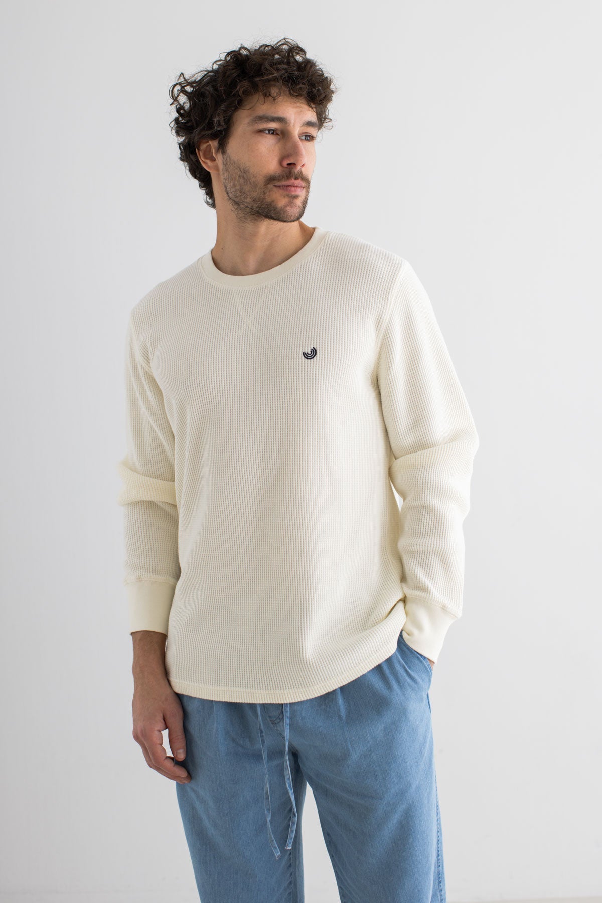 TWOTHIRDS men vegan Sweatshirts Vatulele Ecru
