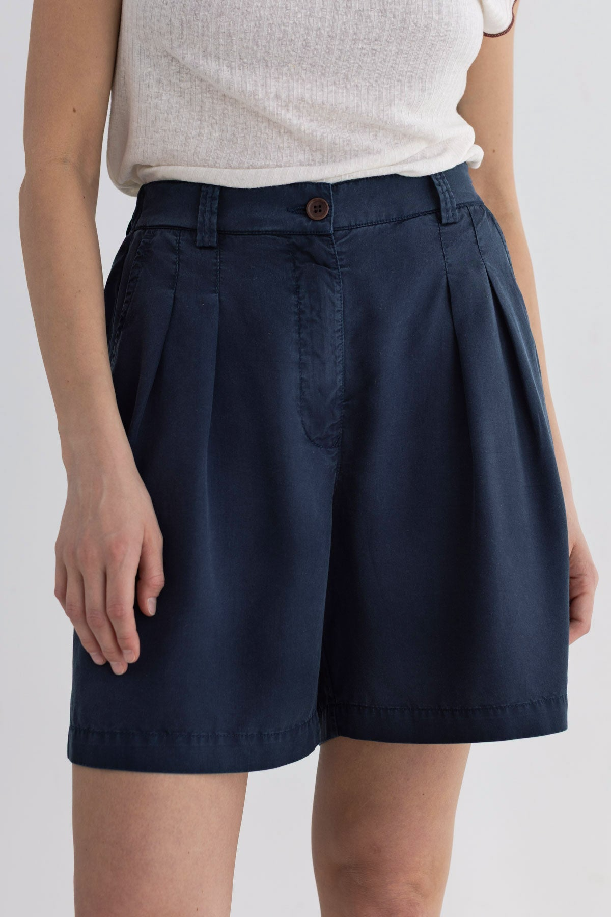 TWOTHIRDS Damen vegan Kurze Deia Blaue Nacht