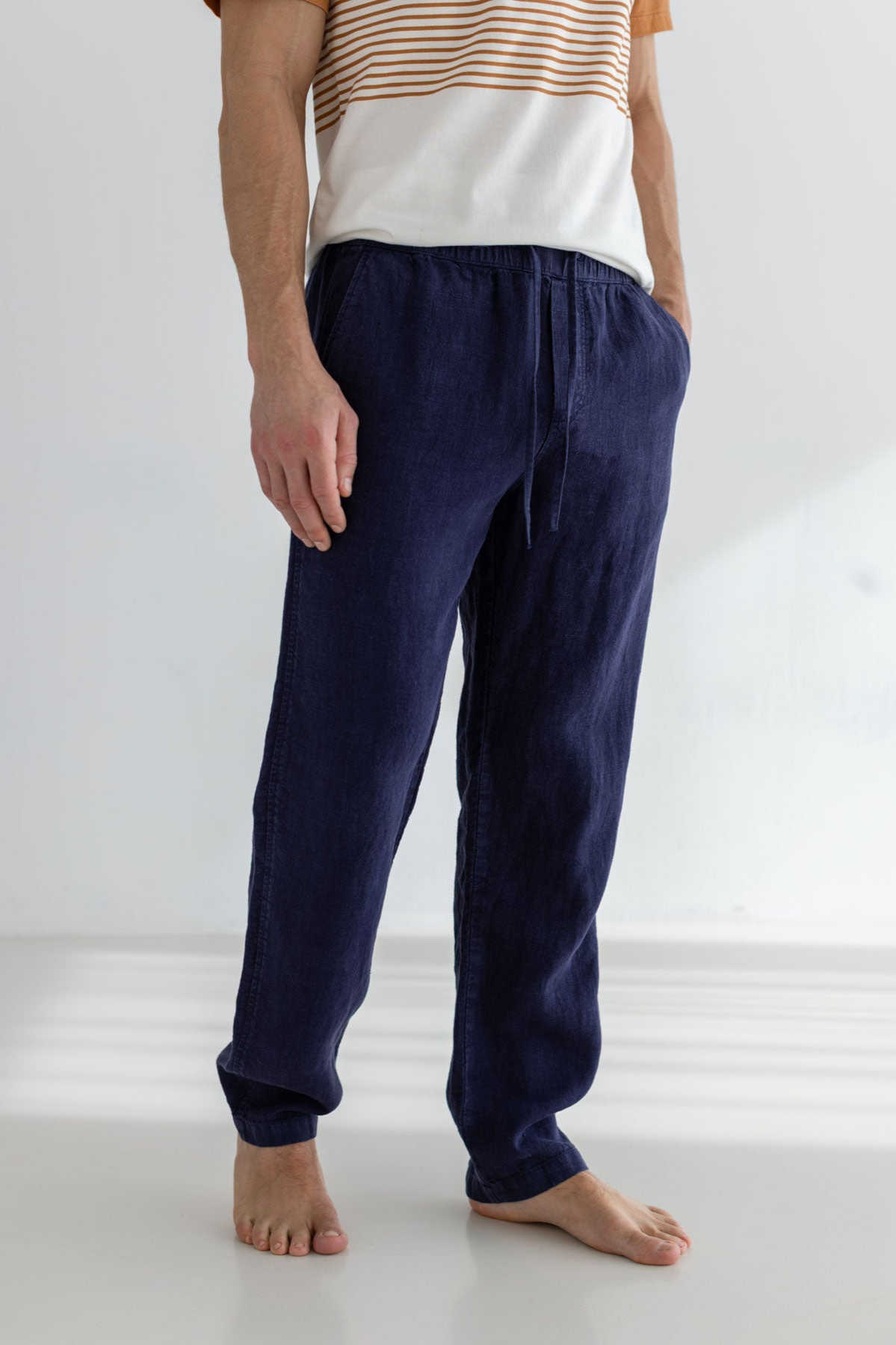 TWOTHIRDS men vegan Pants Kotomo Navy Blue