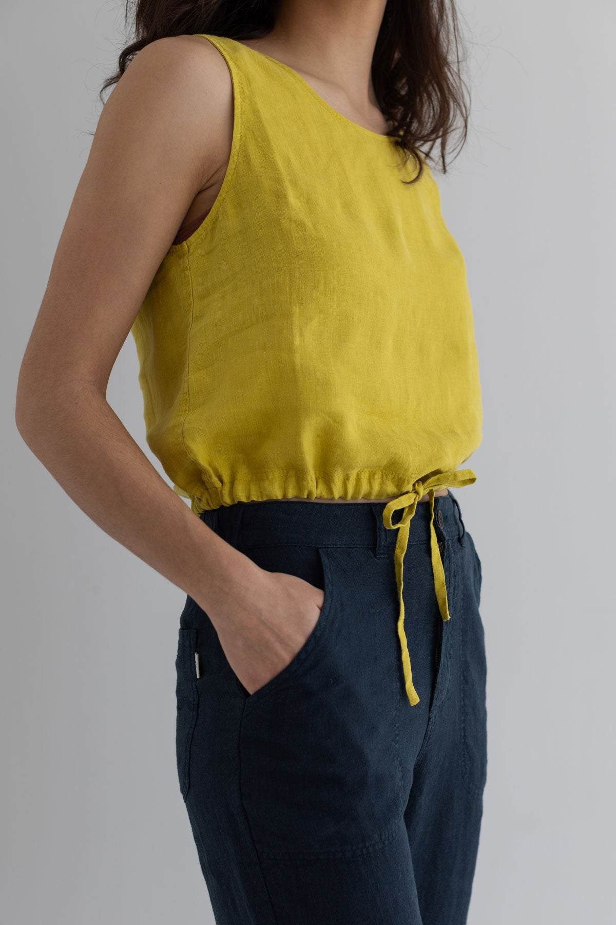TWOTHIRDS womens vegan Top Kalaoa Golden Green