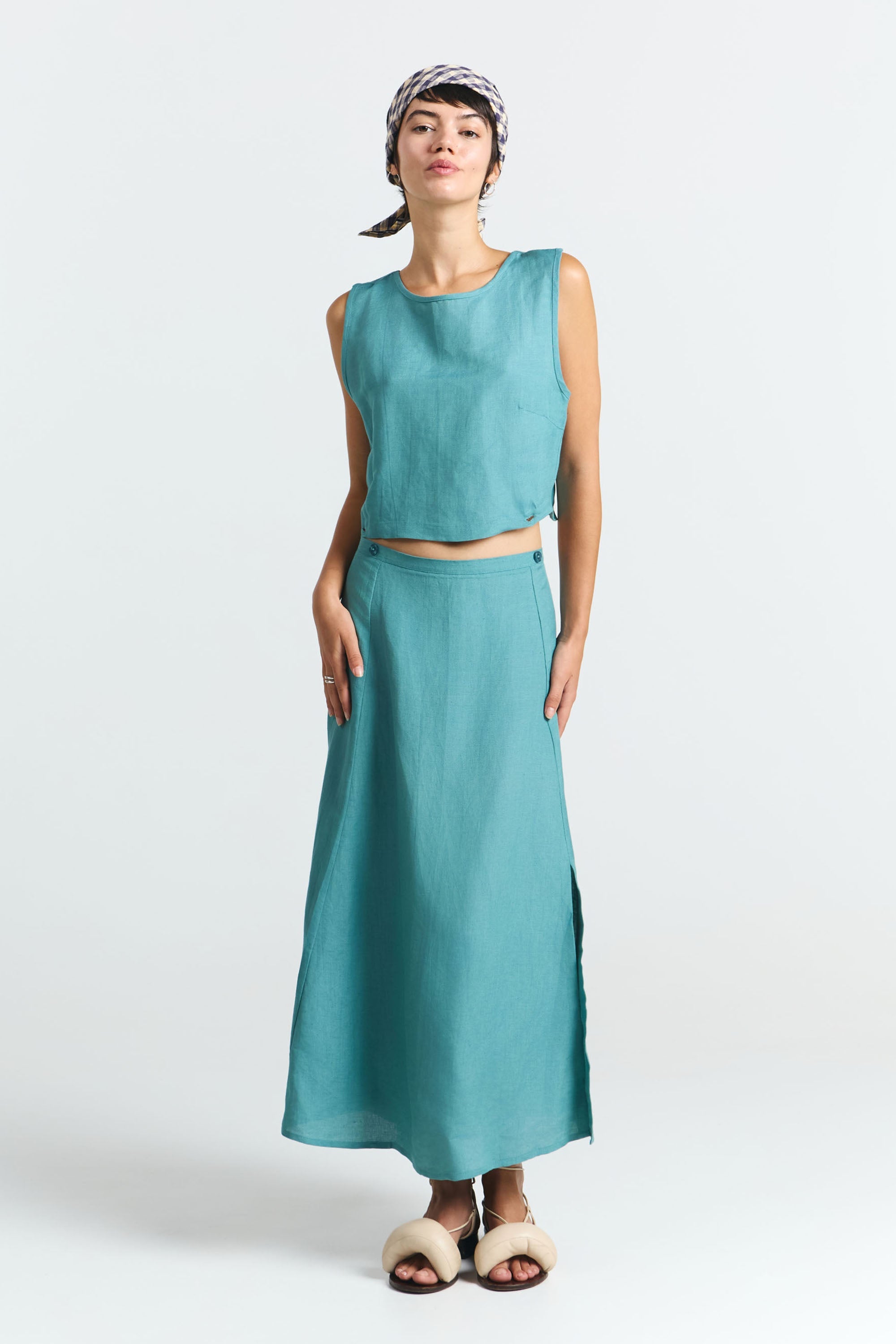 SUITE13LAB womens vegan Dress Kenay Blue