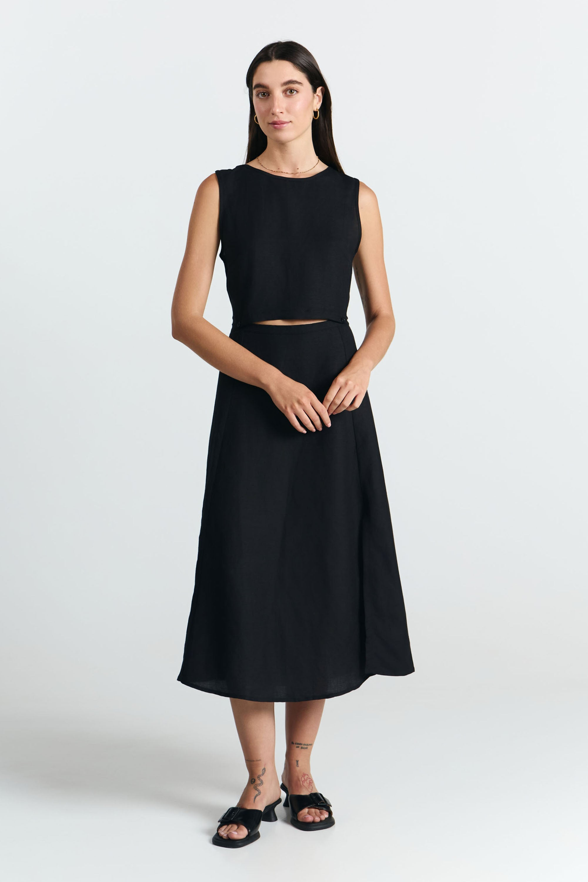 SUITE13LAB Damen vegan Kleid Kenay Schwarz