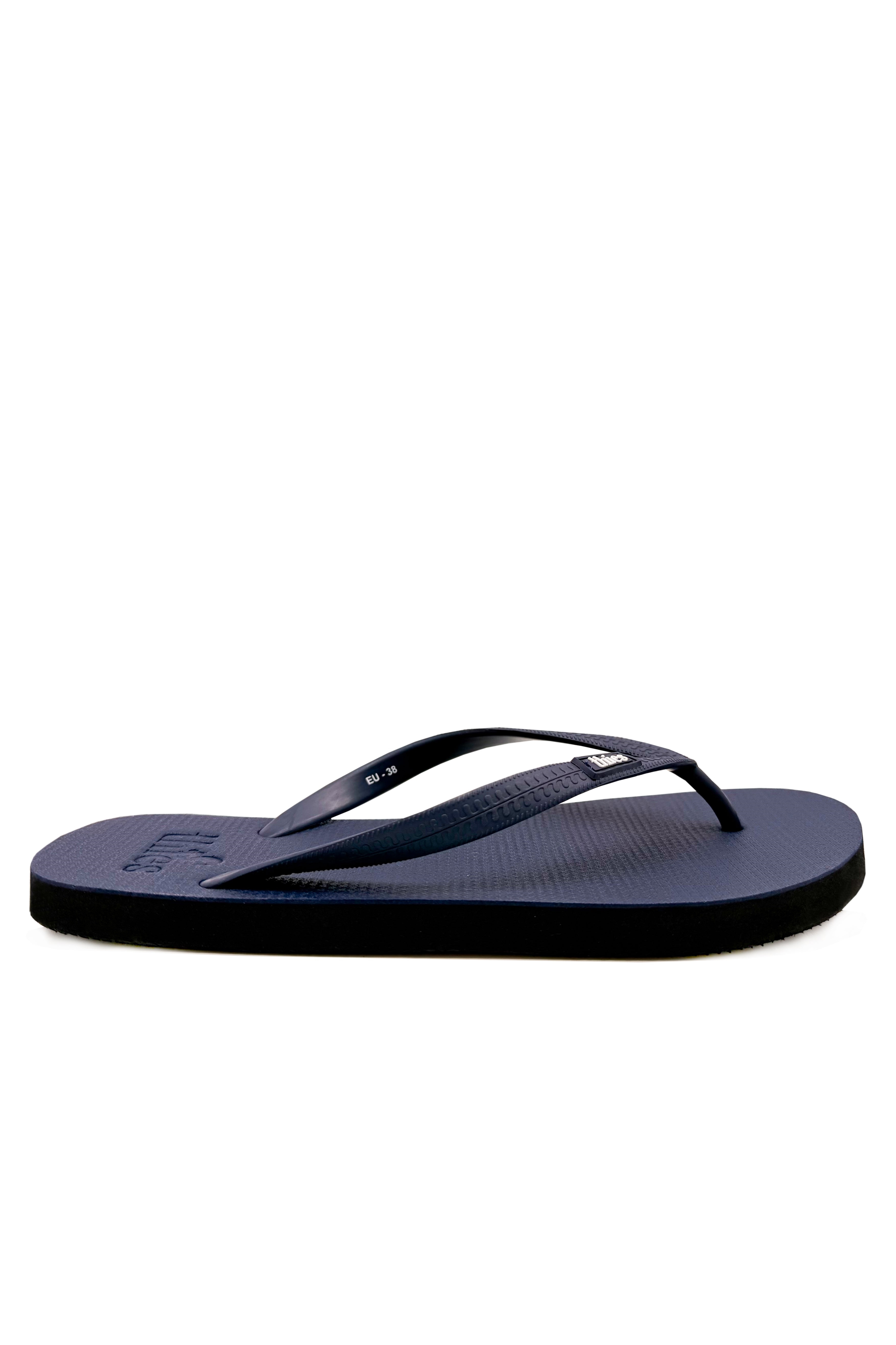 thies men vegan Flip Flops Eco Navy