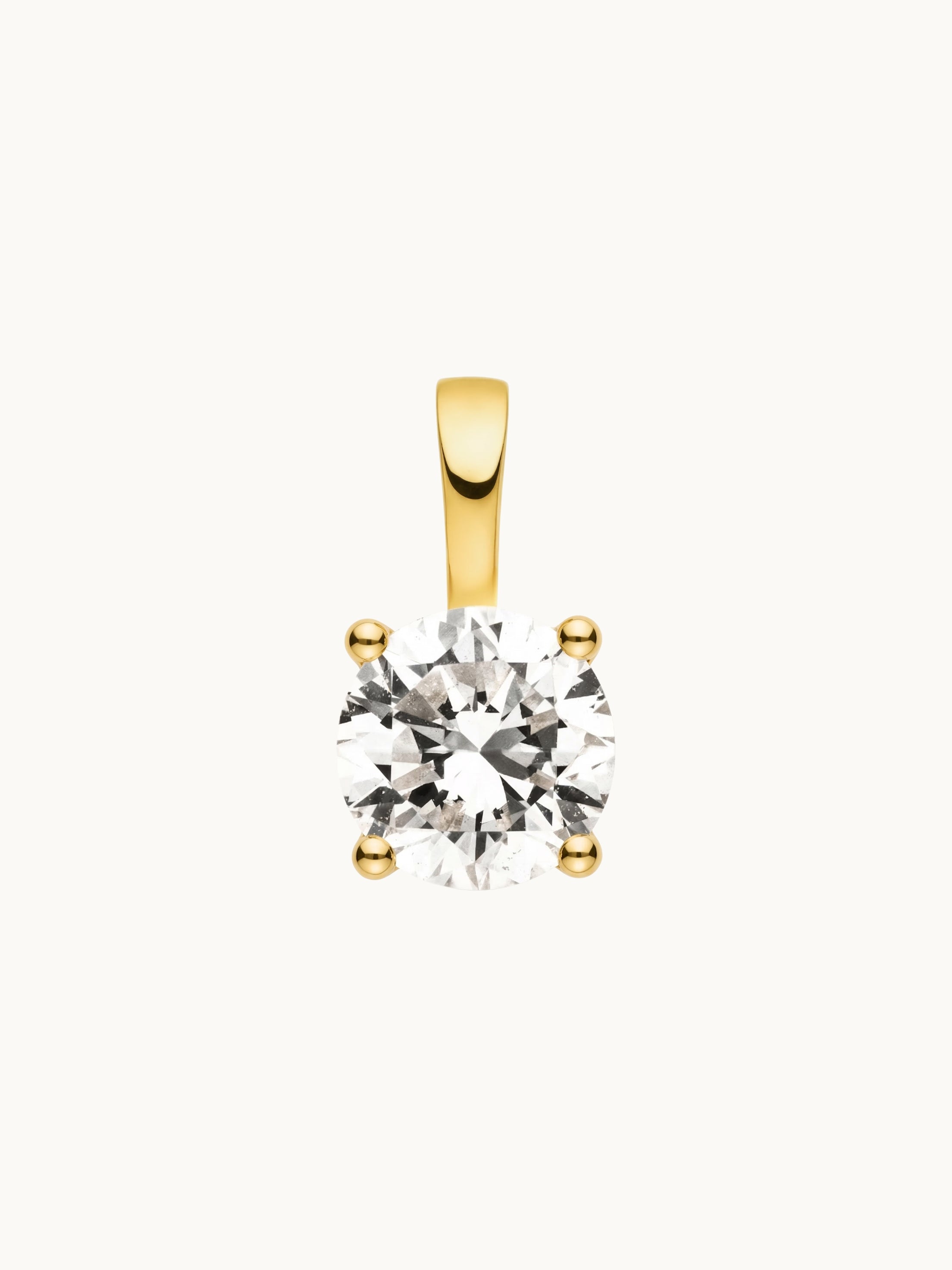 Dear Darling Berlin womens vegan Pendant Brilliant Diamond Charm Lou 14k Real Gold