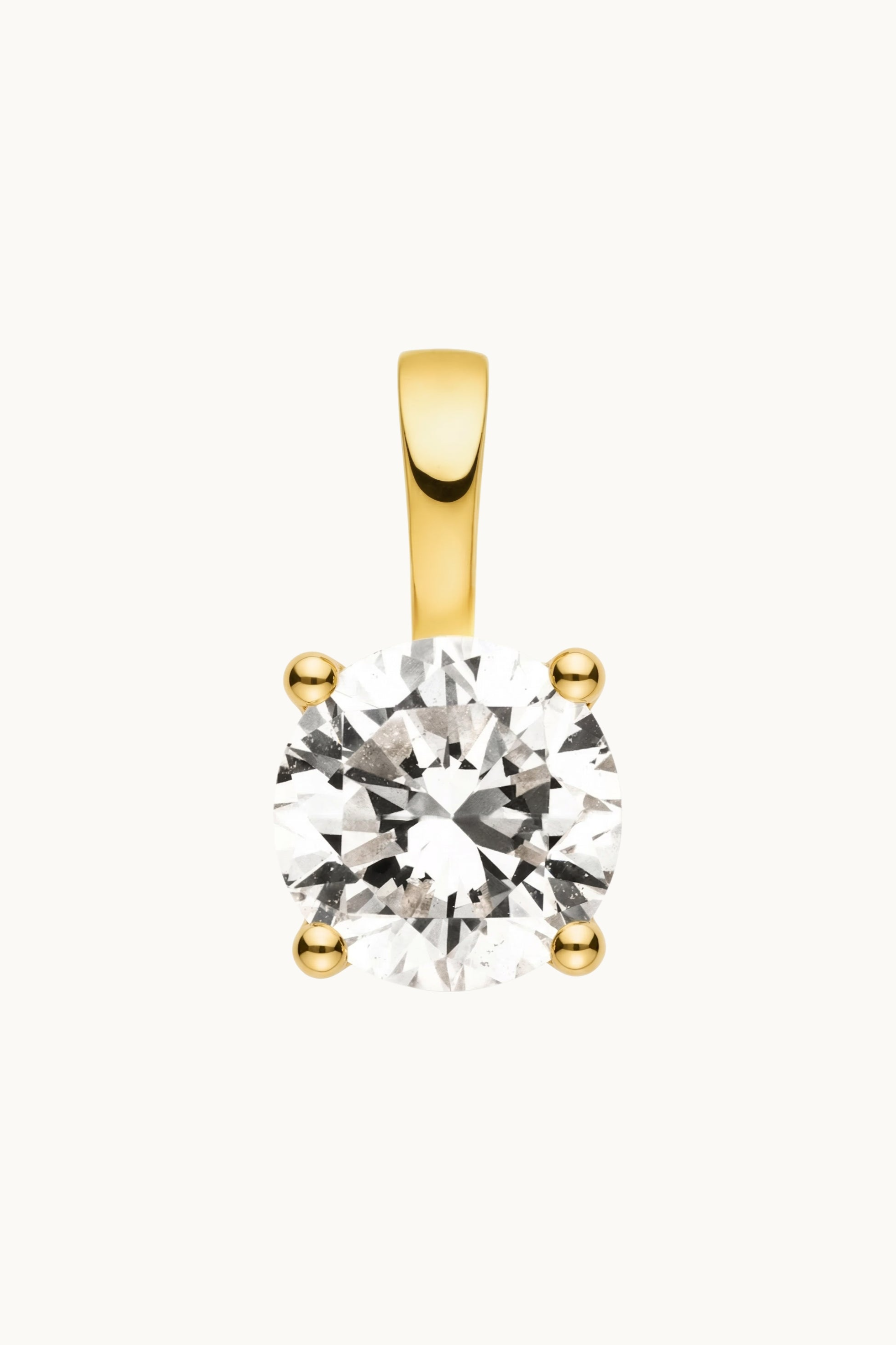 Dear Darling Berlin womens vegan Pendant Brilliant Diamond Charm Lou 14k Real Gold