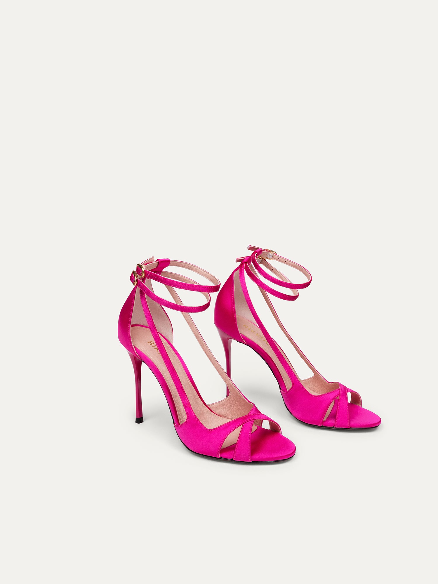 BIKKOU womens vegan Sandals Dancing In The Club Fuchsia