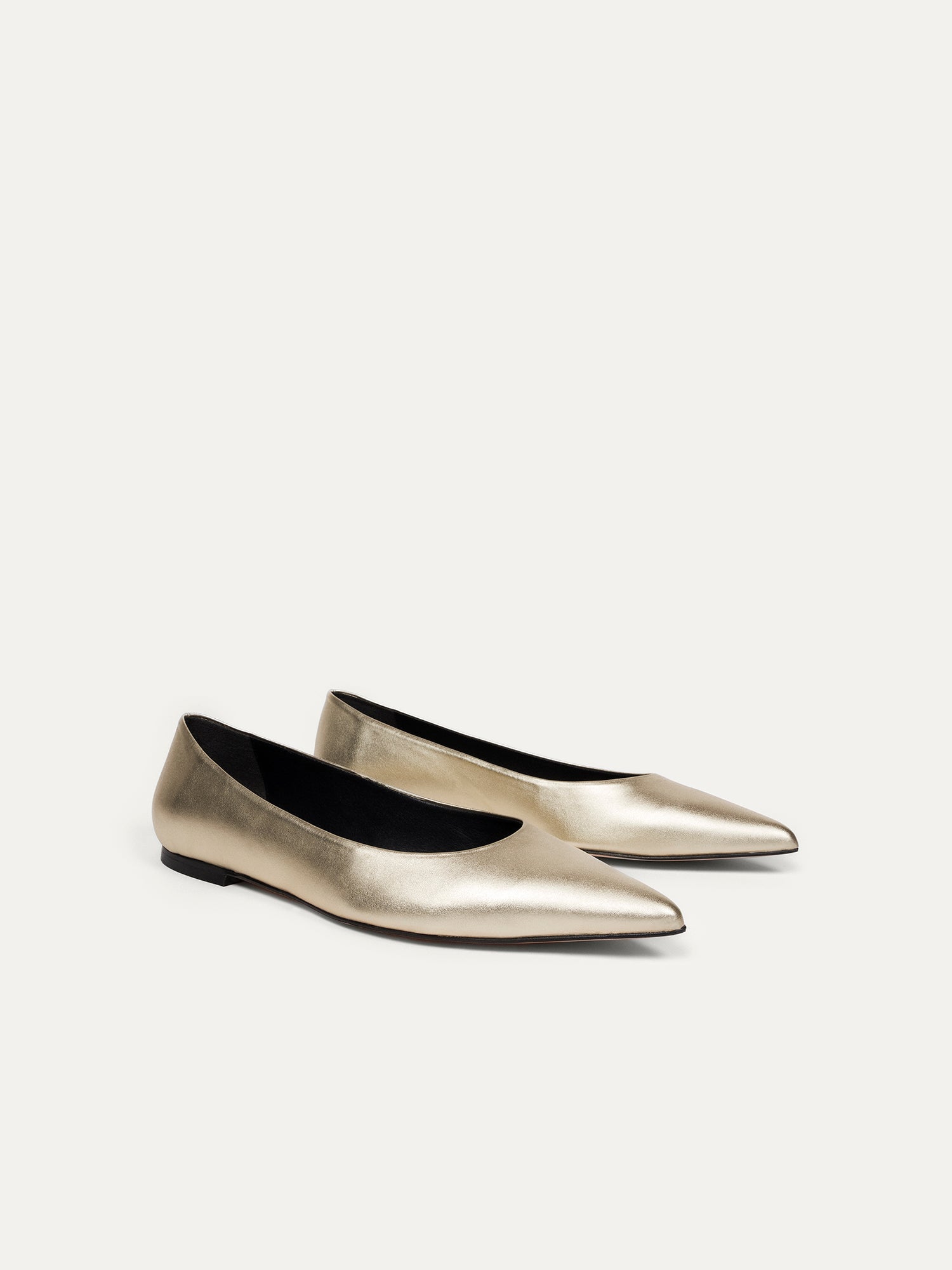 BIKKOU womens vegan Ballerinas 10:30am Running Between Offices Light Gold